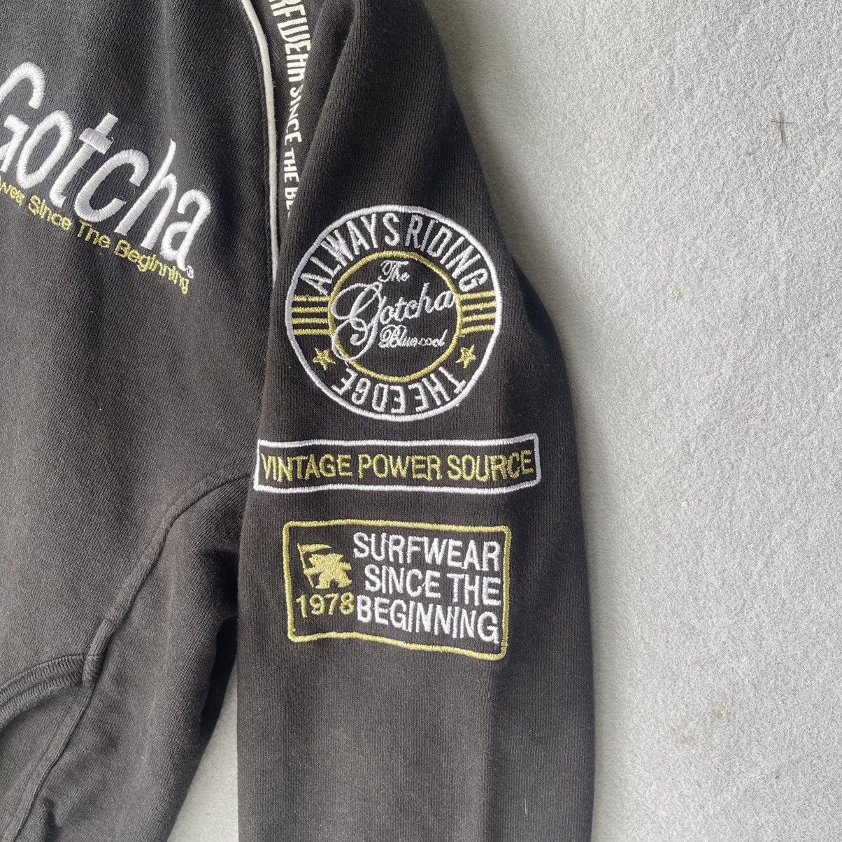 Gotcha Vintage Y2K Gotcha Graphic Full-Zip Hoodie Black Streetwear Size US M / EU 48-50 / 2 - 6 Thumbnail