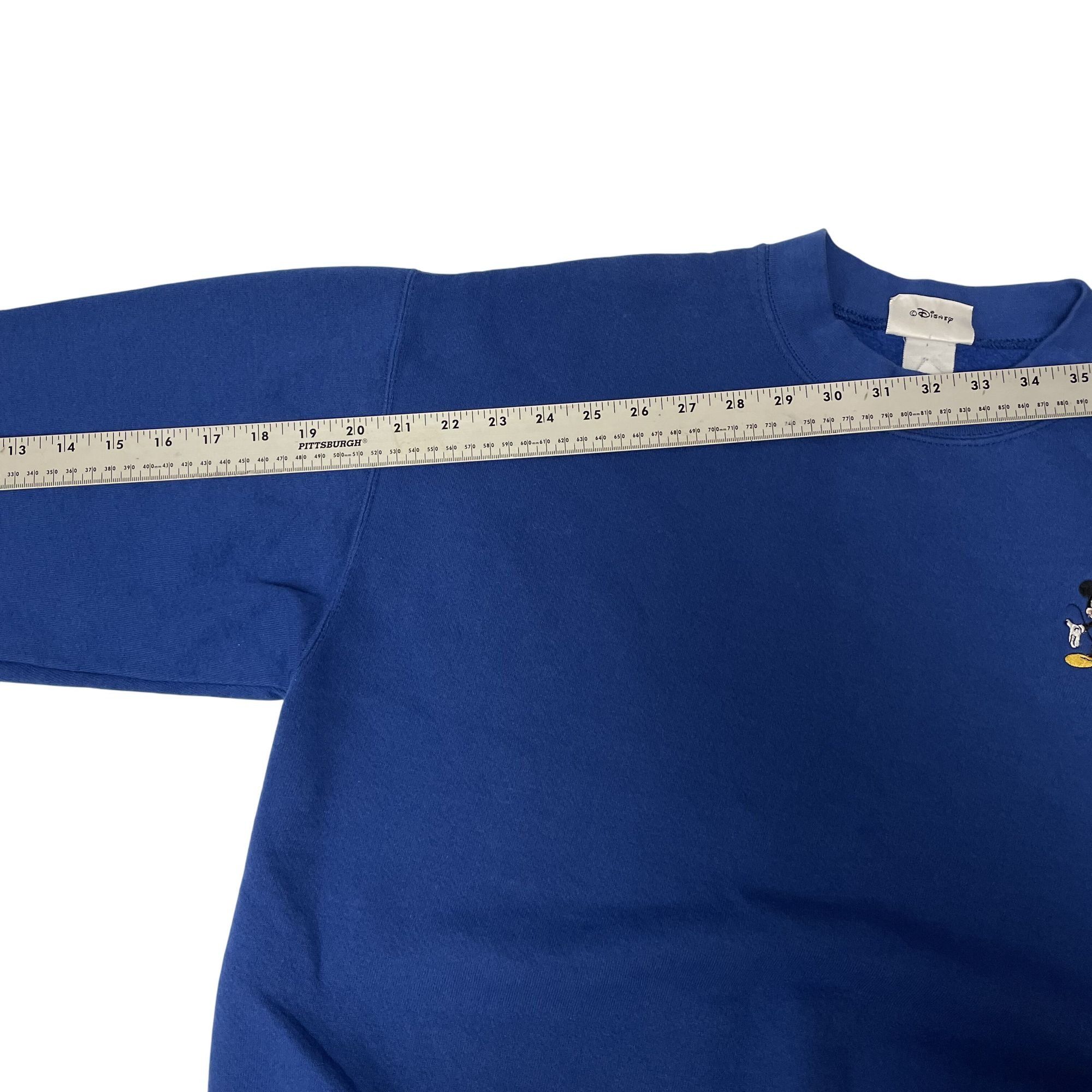 Disney Vtg Walt Disney World Royal Blue MICKEY MOUSE Sweatshirt Size US L / EU 52-54 / 3 - 6 Thumbnail