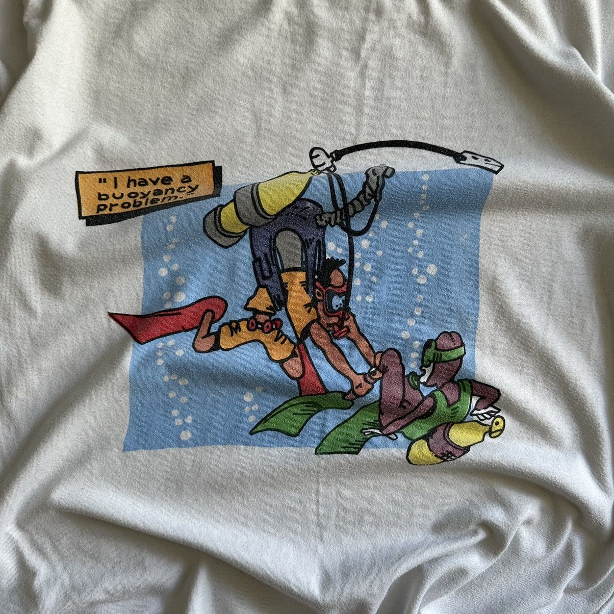 Vintage Vintage Japanese Style Joke Dive Bohol Humor Y2K 00s USA Size US L / EU 52-54 / 3 - 9 Thumbnail
