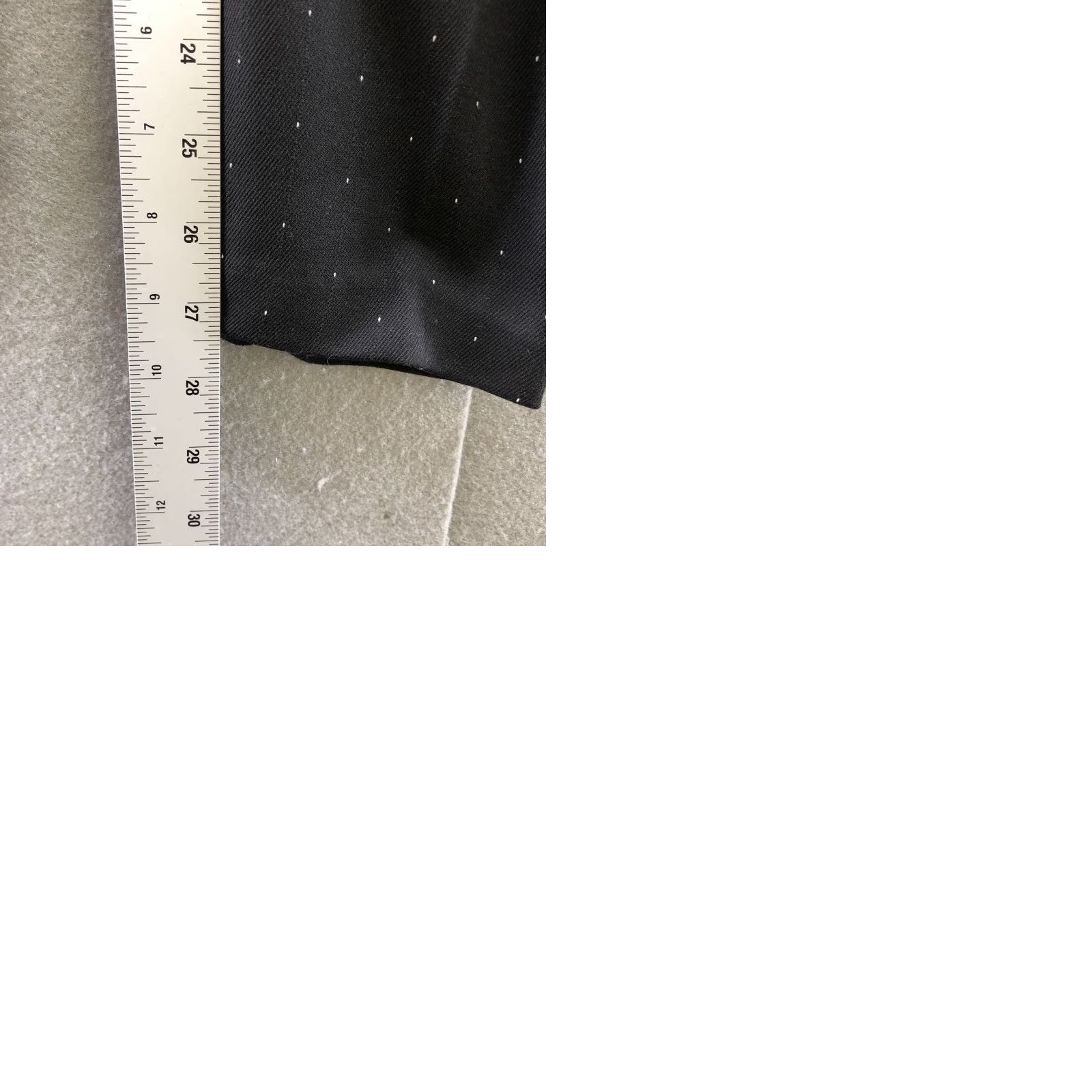 Zara Zara Dress Pants Womens S Black Polka Dot Slim Straight Leg Mid Rise Comfort Waist Dress Pants Women Size 28" / US 6 / IT 42 - 9 Thumbnail