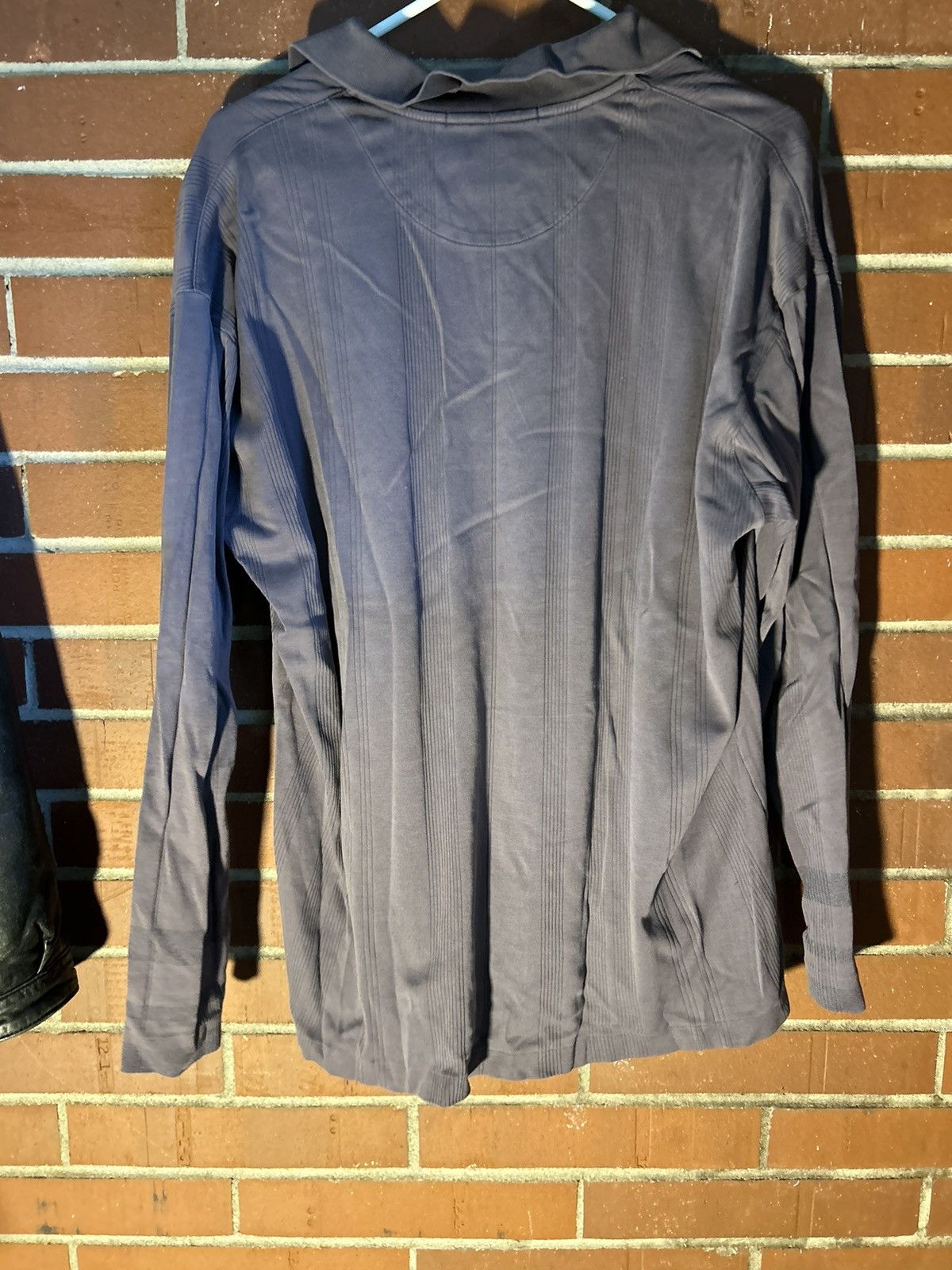 Vintage Vintage Purple Long Sleeve Polo Size US L / EU 52-54 / 3 - 2 Thumbnail