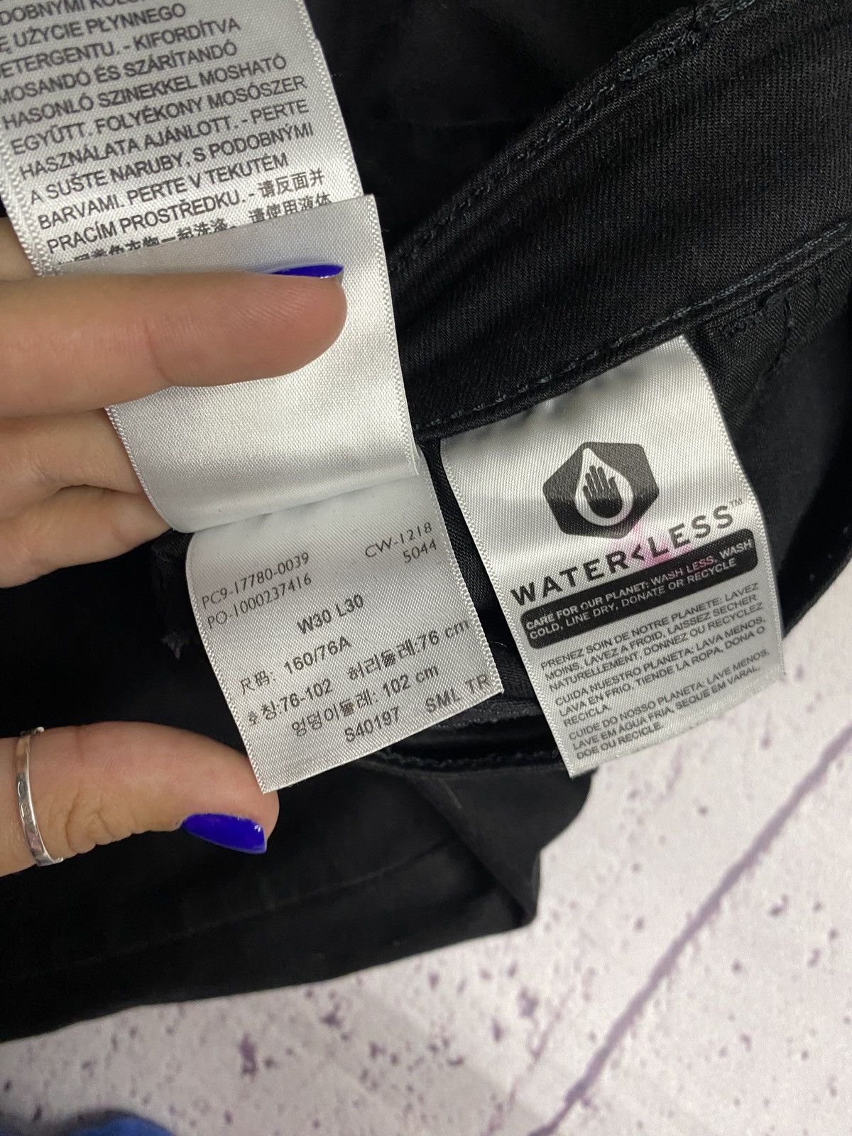 Levi's Vintage Clothing Womens Vintage Levis jeans 710 super skinny y2k japanase Size 30" / US 8 / IT 44 - 11 Thumbnail