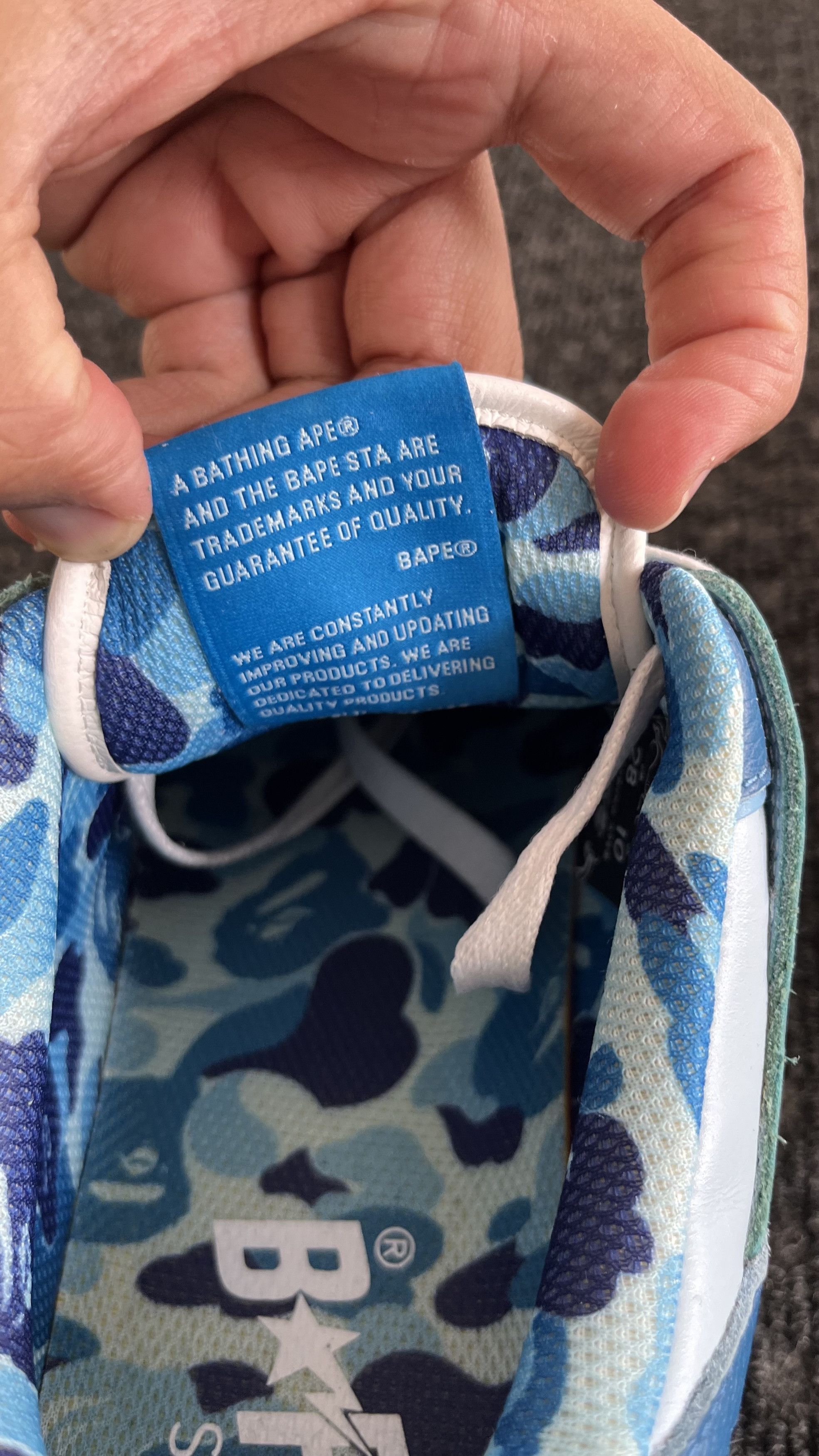 Bape BAPE Sk8 Sta #2 ABC - CAMO BLUE Size US 10 / EU 43 - 7 Thumbnail