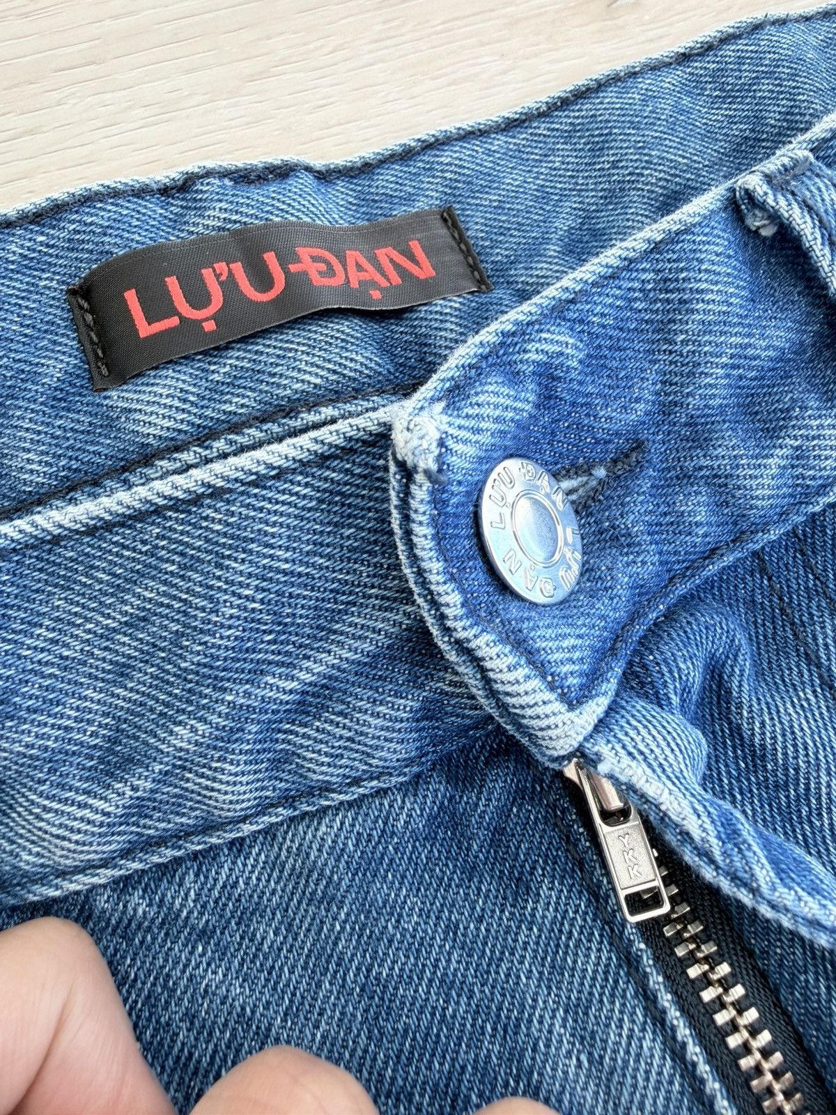 LUU DAN wide leg cropped jeans Size US 34 / EU 50 - 3 Thumbnail
