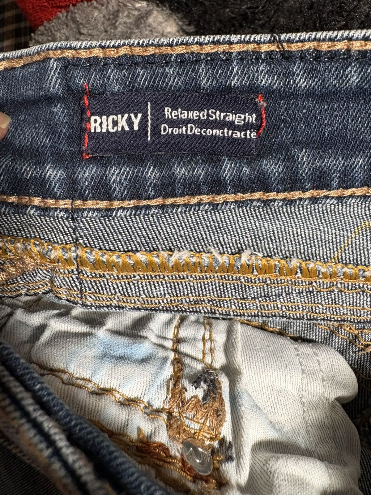 True Religion True Religion Ricky Relaxed Straight Super T Made in USA Size US 36 / EU 52 - 12 Thumbnail