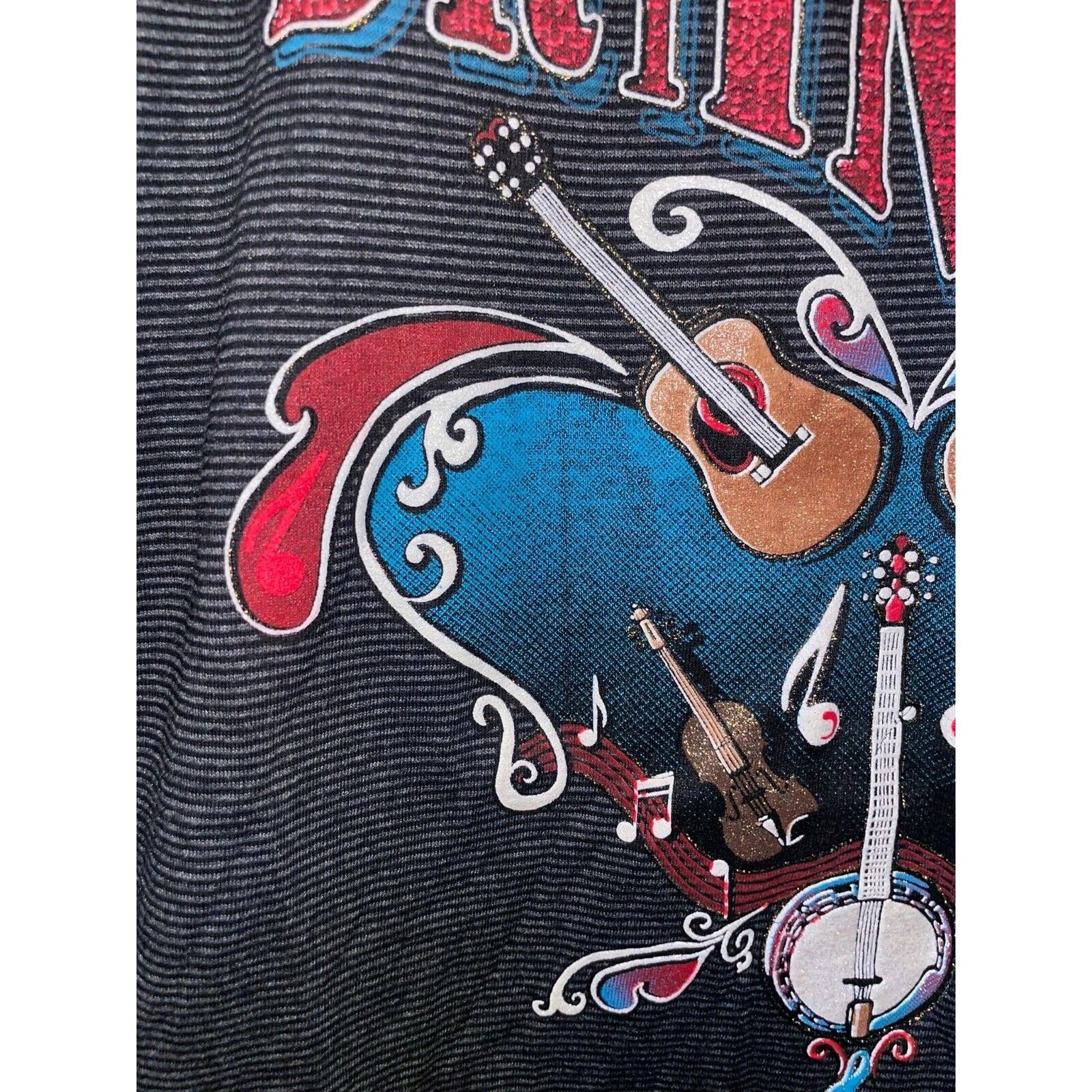 Vintage Vintage Branson Shirt MO Guitar Graphic Tee 80s Belton Large Size US L / EU 52-54 / 3 - 5 Thumbnail