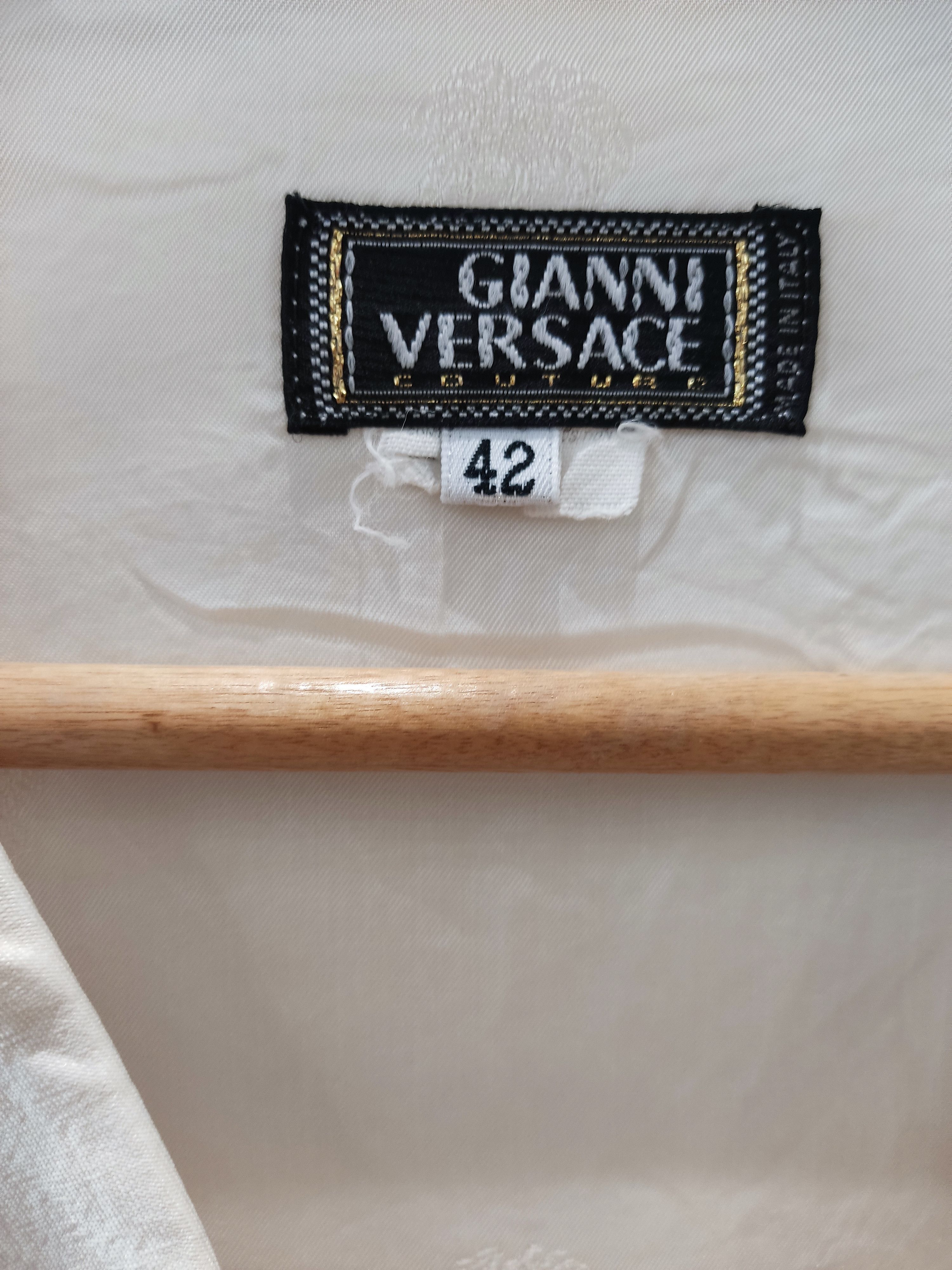 Versace Silk Vest Gianni Versace Size S / US 4 / IT 40 - 6 Thumbnail