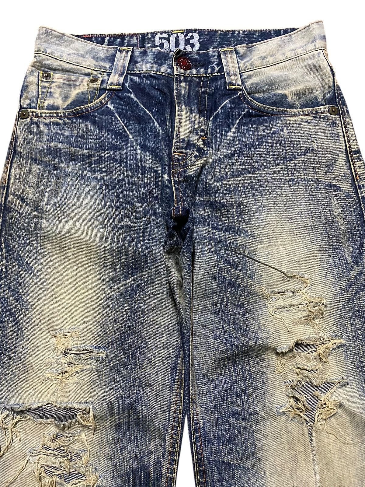 Edwin Vintage Japanese Brand Edwin 503 Rusty Little Bootcut Jeans Size US 32 / EU 48 - 3 Thumbnail