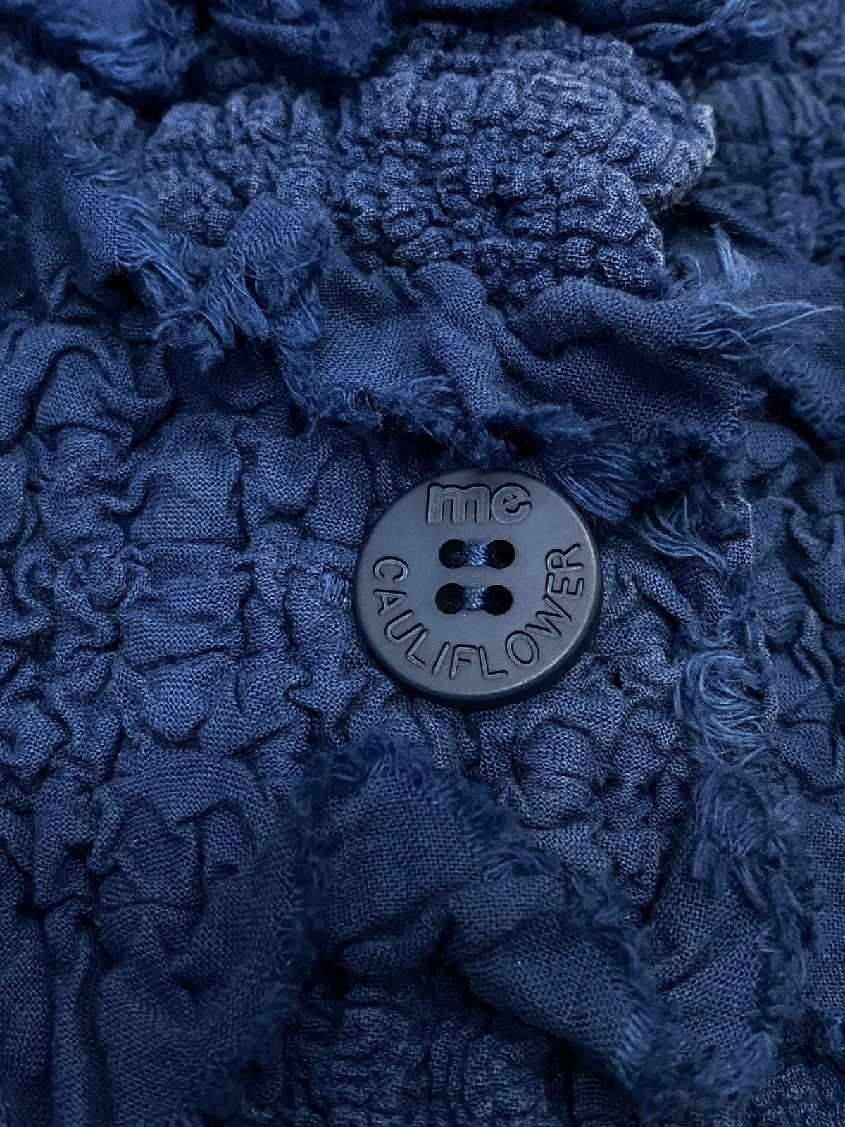 Issey Miyake Me By Issey Miyake Cauliflower Blue Jacket Size M / US 6-8 / IT 42-44 - 15 Thumbnail