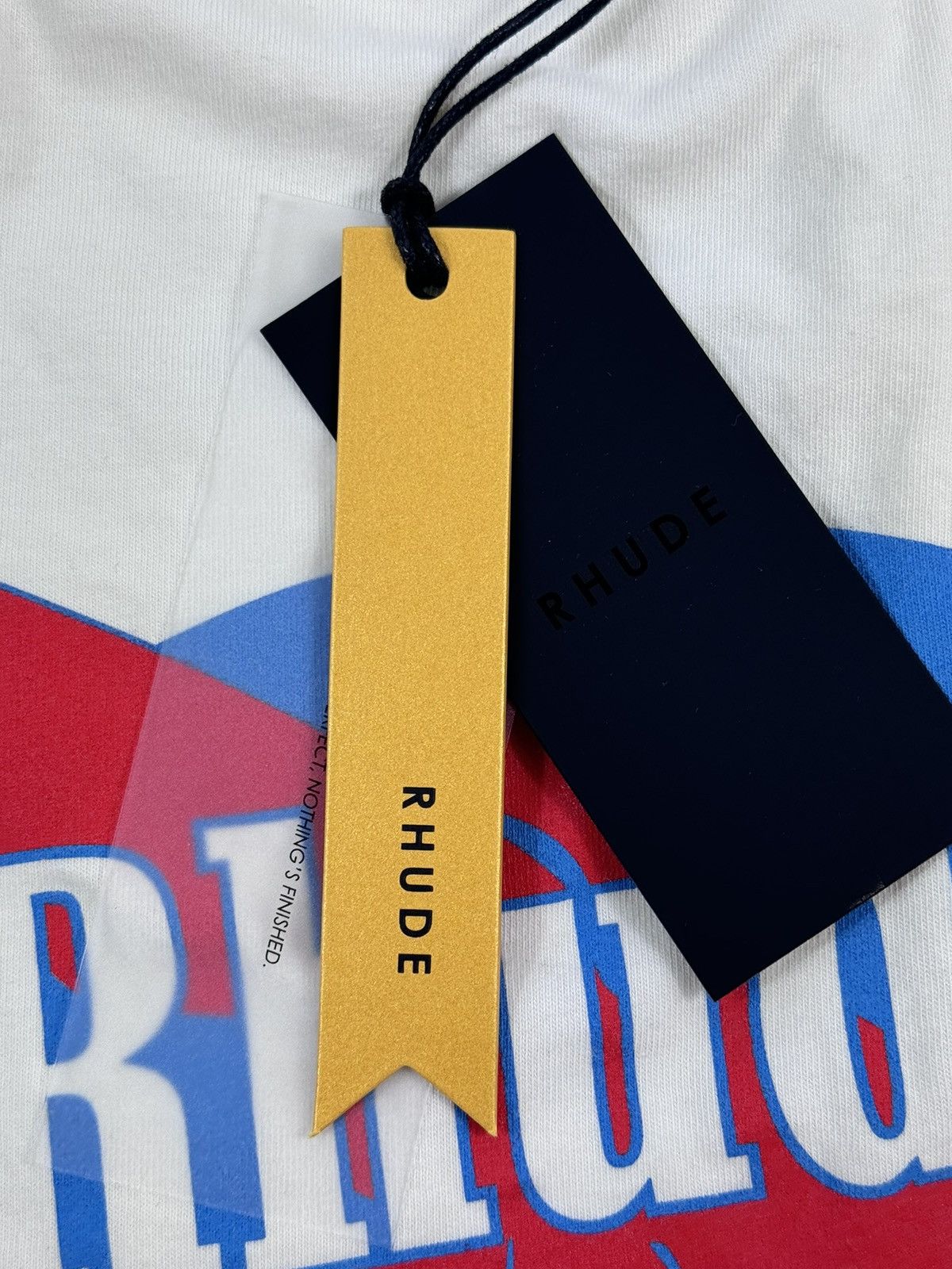 Rhude WINSTON LOGO PRINT T-SHIRT Size US XXL / EU 58 / 5 - 5 Thumbnail