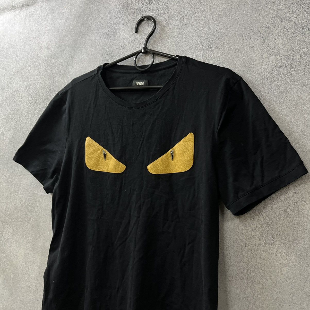 Fendi Fendi Bug Eyes T-shirt Black Size US L / EU 52-54 / 3 - 2 Thumbnail