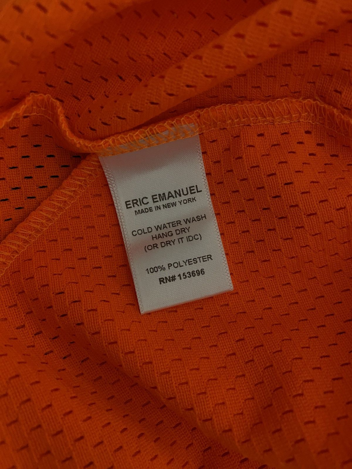 Eric Emanuel Orange Eric Emanuel short w/ white EE Size US 34 / EU 50 - 3 Thumbnail