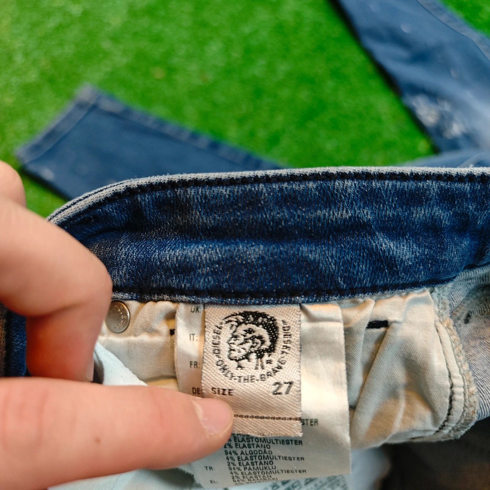 Diesel Diesel Gracey Jeans Womens 27 zip fly super slim skinny Size 27" / US 4 / IT 40 - 9 Thumbnail