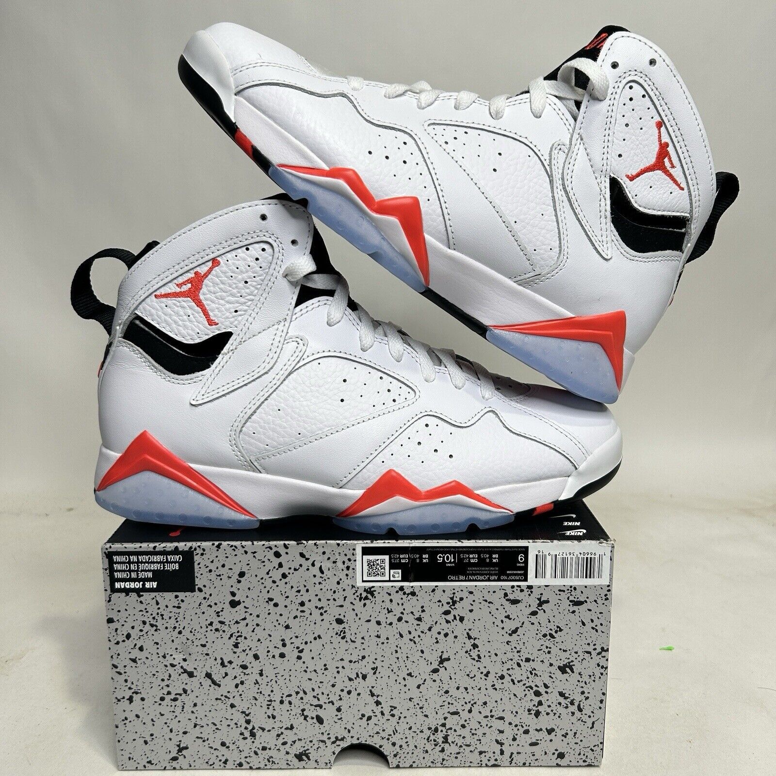 Jordan Brand Nike Air Jordan 7 Retro "White Infrared" 2024 Size US 9 / EU 42 - 1 Thumbnail