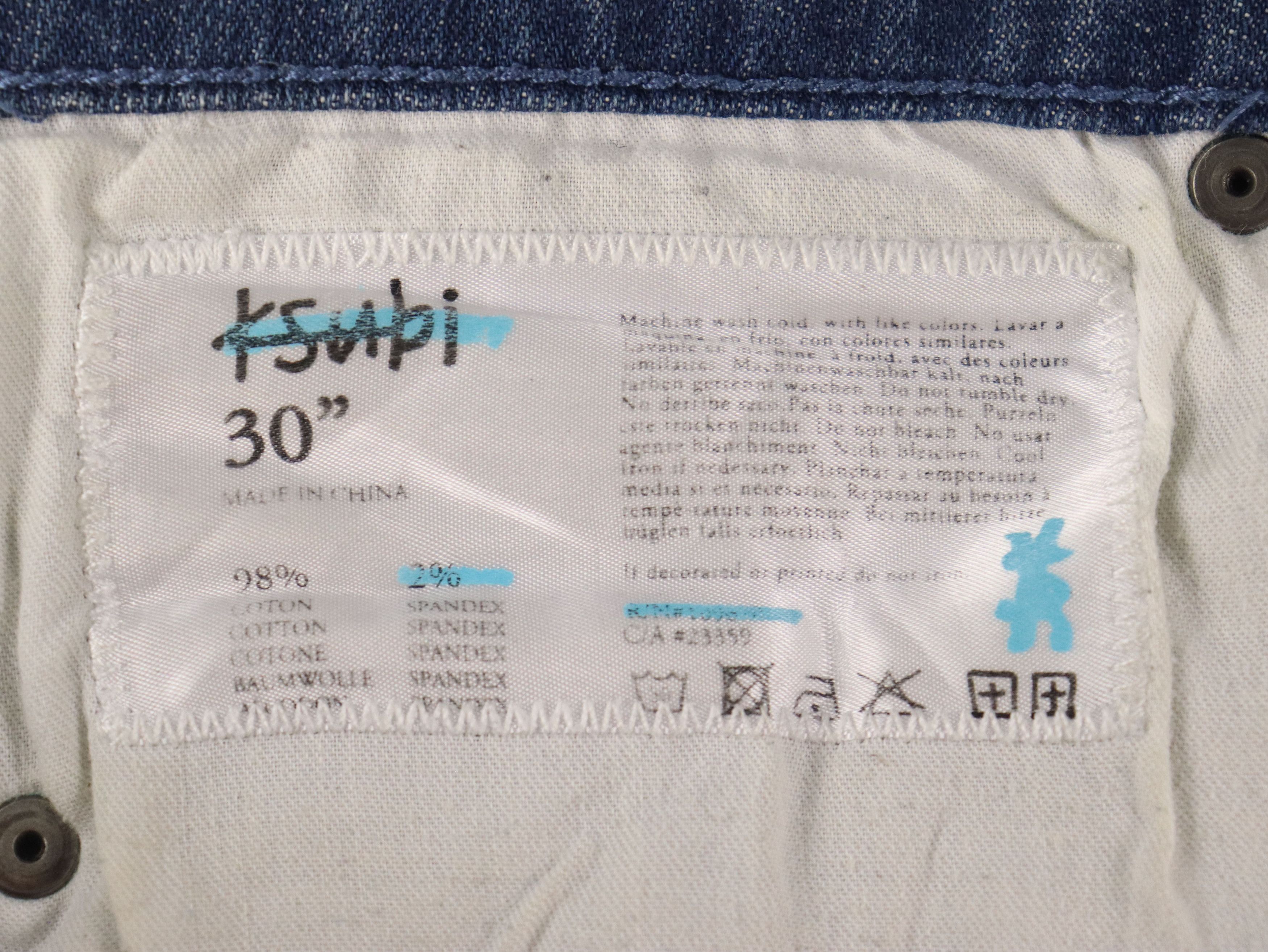 Ksubi Ksubi Skinny Denim Jeans Size US 30 / EU 46 - 15 Thumbnail