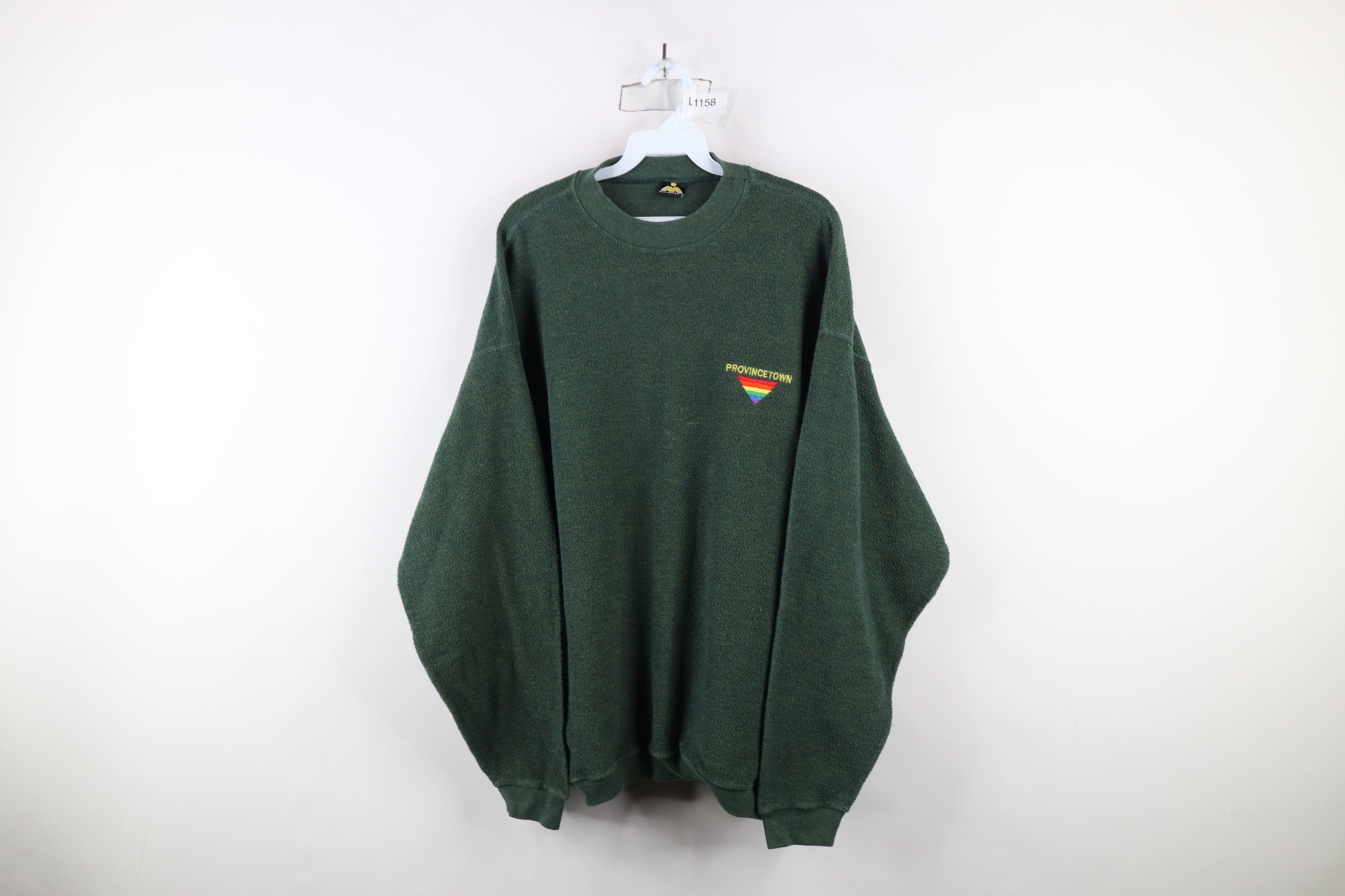 Vintage Vintage 90s Streetwear Pride Provincetown Sweatshirt USA Size US XL / EU 56 / 4 - 1 Thumbnail