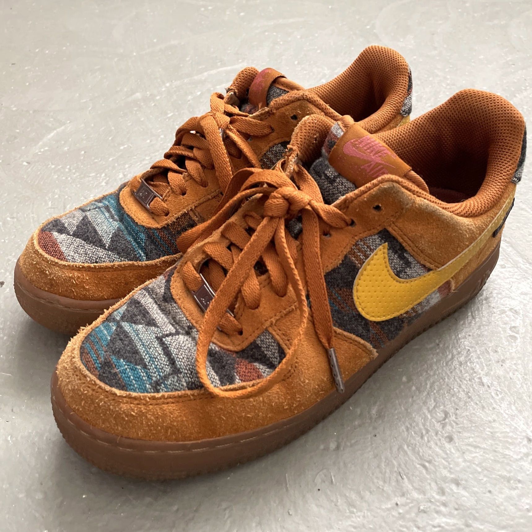 Nike Nike Air Force 1 N7 CQ7308-700 Gold Sneaker Mens 8 Nike Air Force 1 Size US 8 / EU 41 - 2 Thumbnail