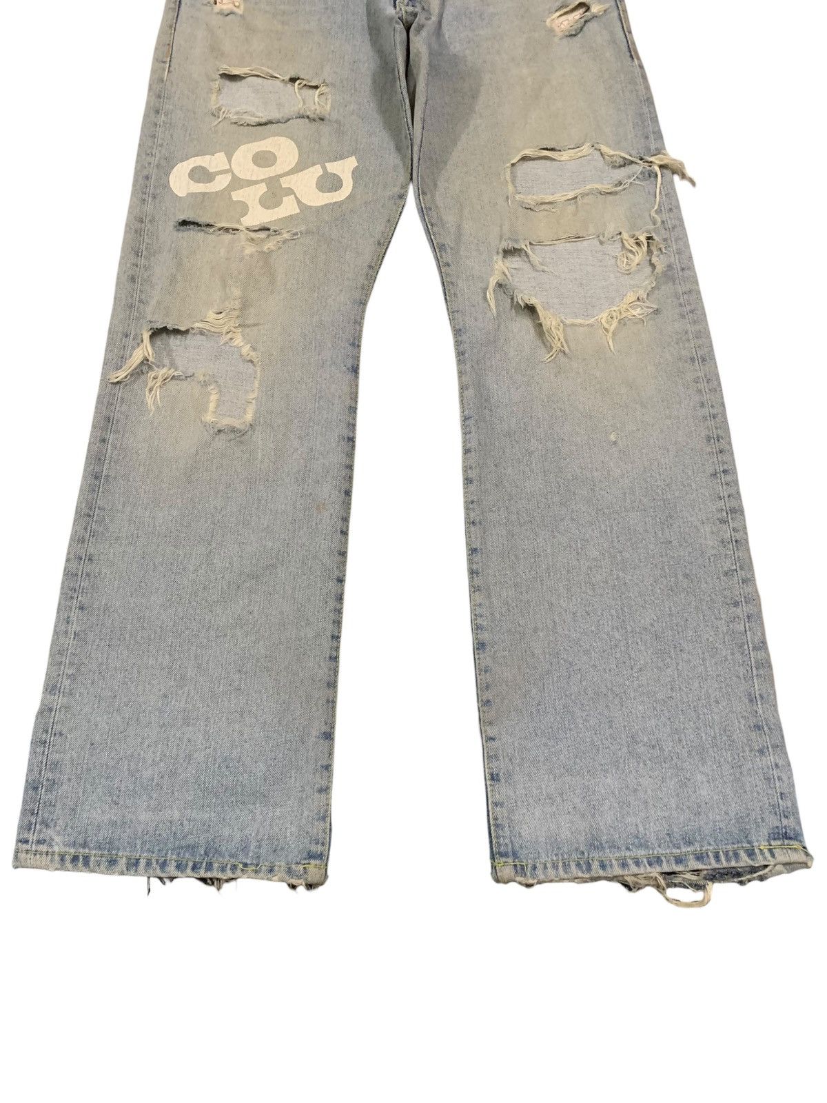 14th Addiction Vintage CocoLulu Mud Wash Baggy Distressed Grunge Jeans Size US 33 - 7 Thumbnail