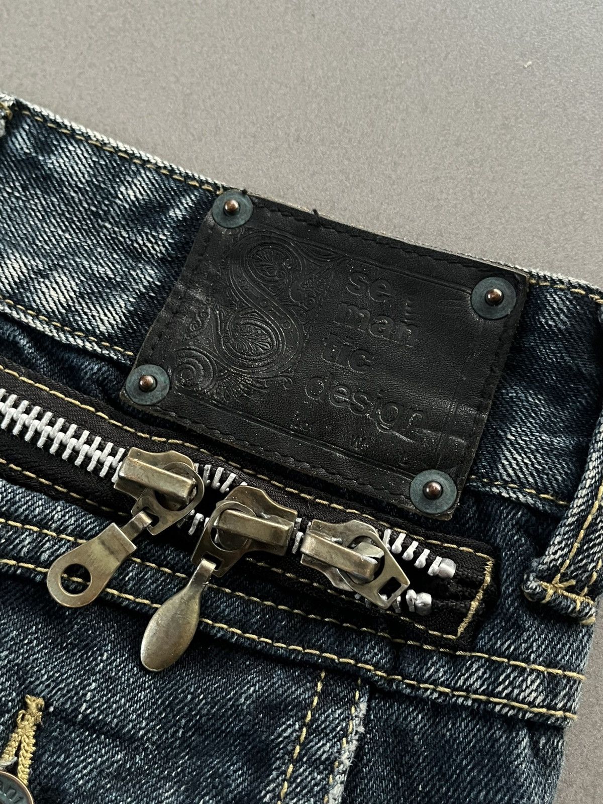 Isamu Katayama Backlash JAPANESE FLARE PANTS LOTS OF ZIPPERS SEMANTIC DESIGN VKEI Size US 30 / EU 46 - 8 Thumbnail