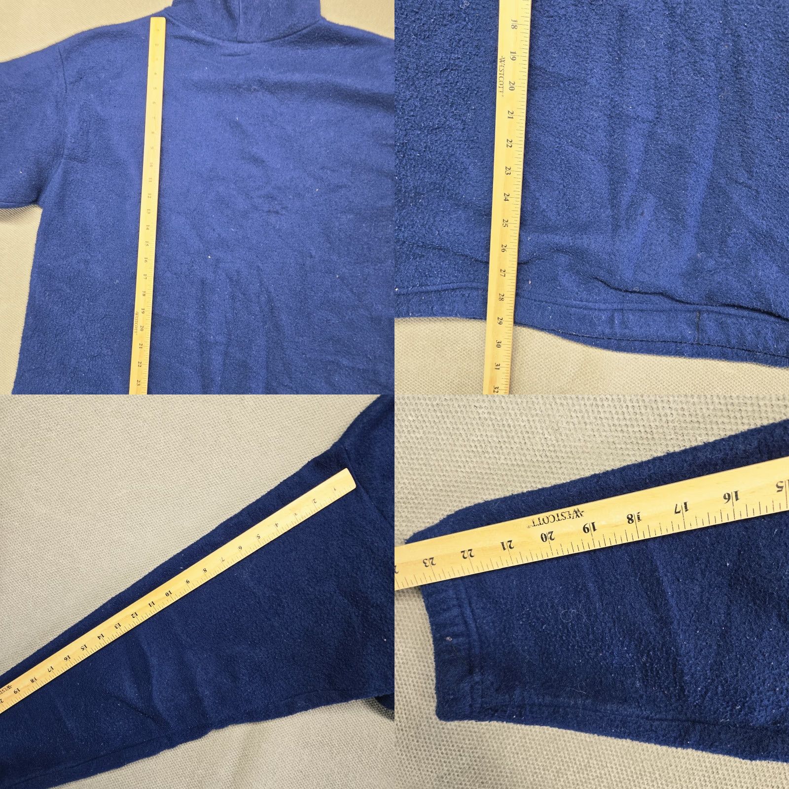 Nike Nike Hoodie Mens XL Blue Pullover Heavyweight Fleece Lined Pockets Embroidered Size US XL / EU 56 / 4 - 9 Thumbnail