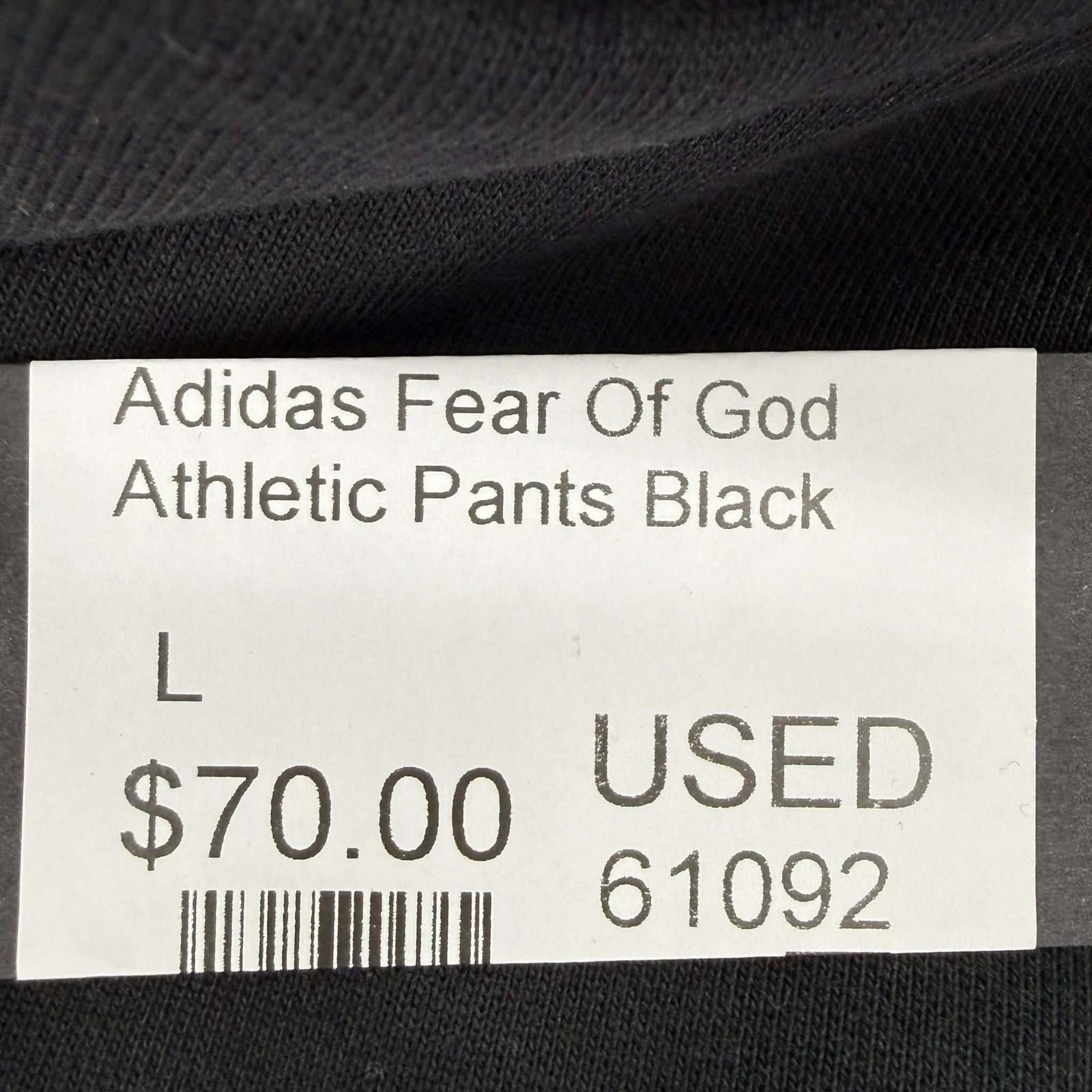 Adidas Adidas Fear Of God Athletic Pants Black L Size US 34 / EU 50 - 8 Thumbnail