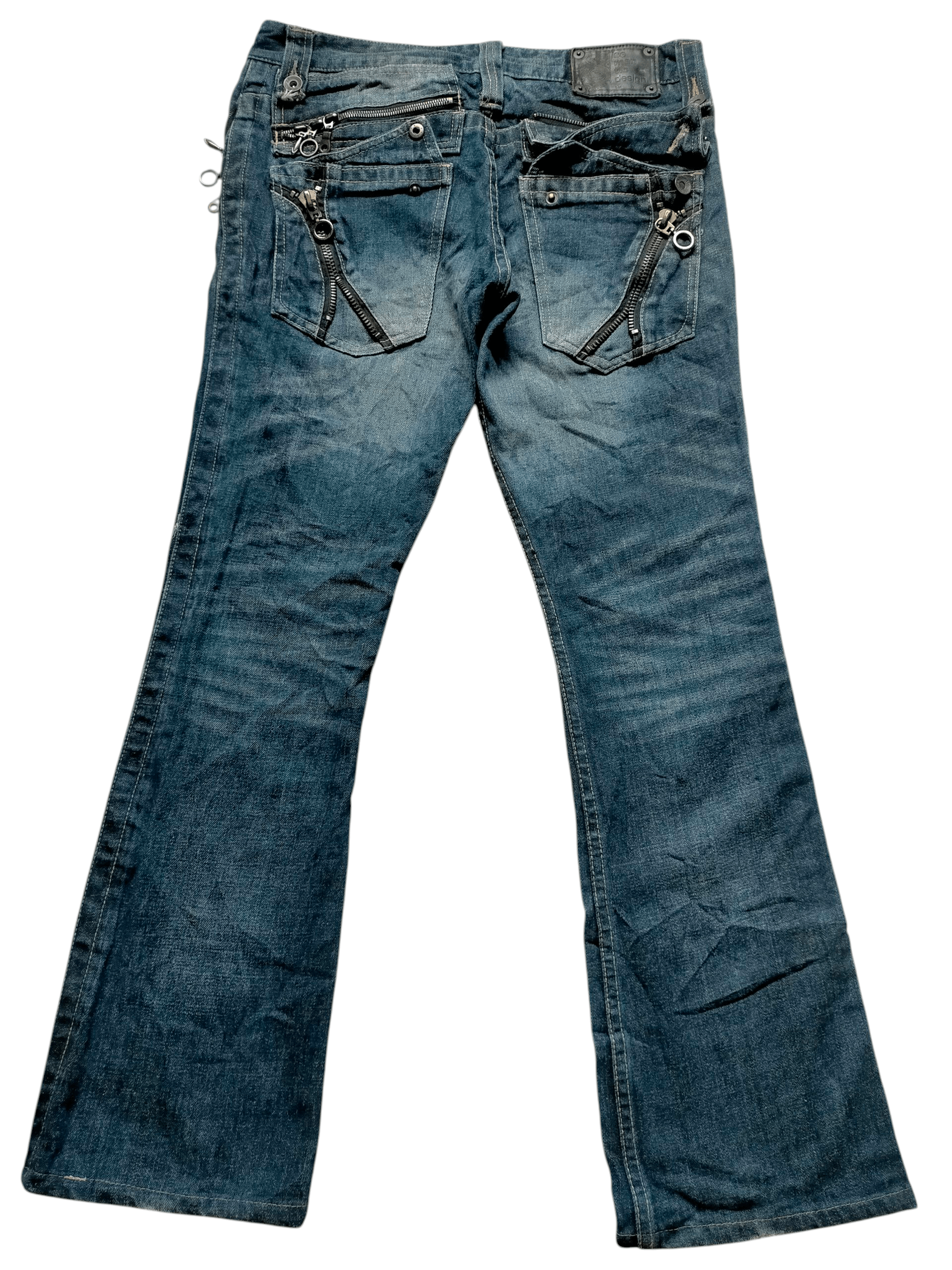 semanticdesign Semantic Design Flare Japanese Multipocket Denim Size US 32 / EU 48 - 1 Thumbnail