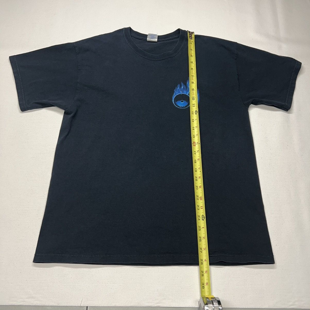 Vintage VTG Bowling Flame Tee Shirt Black Pins Fire Short Sleeve Y2K Size US L / EU 52-54 / 3 - 17 Thumbnail
