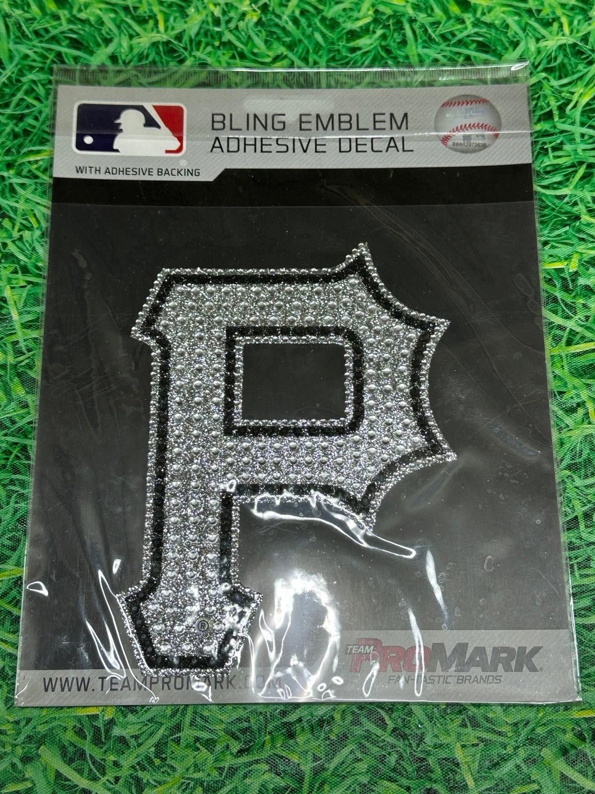 MLB Pittsburgh Pirates Auto Emblem [NEW] MLB Decal Sticker Size ONE SIZE - 1 Thumbnail