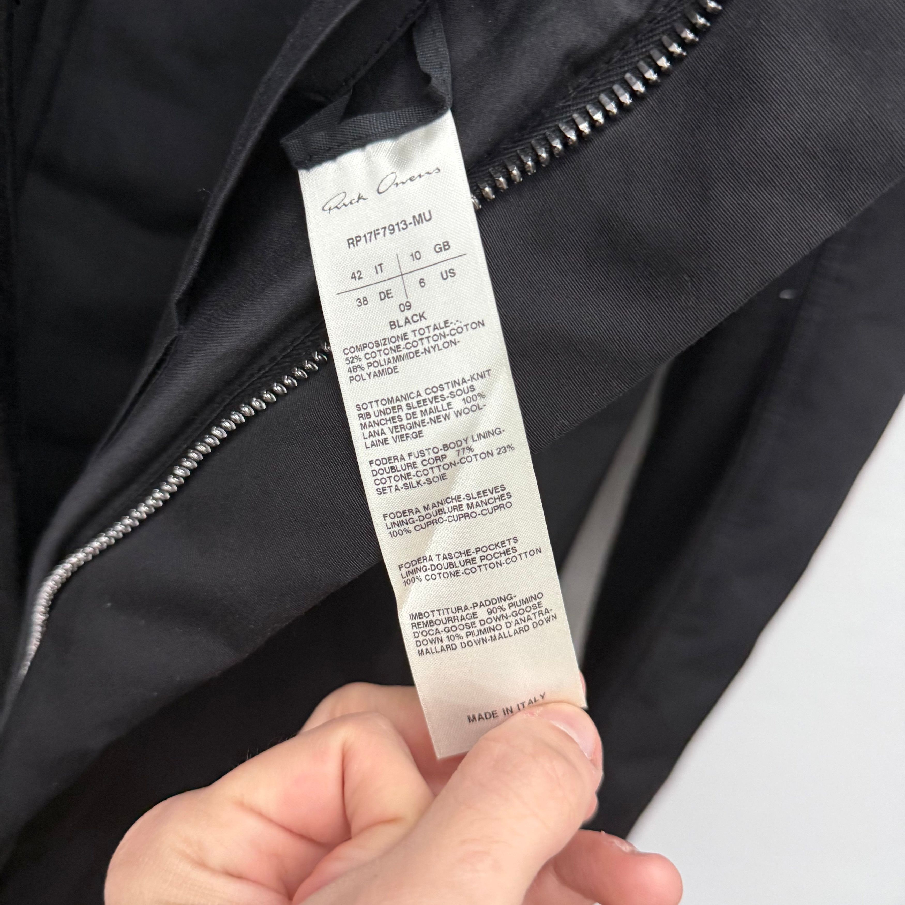 Rick Owens Rick Owens Asymmetrical Glitter Tubeway Jacket - Size M Size M / US 6-8 / IT 42-44 - 7 Thumbnail