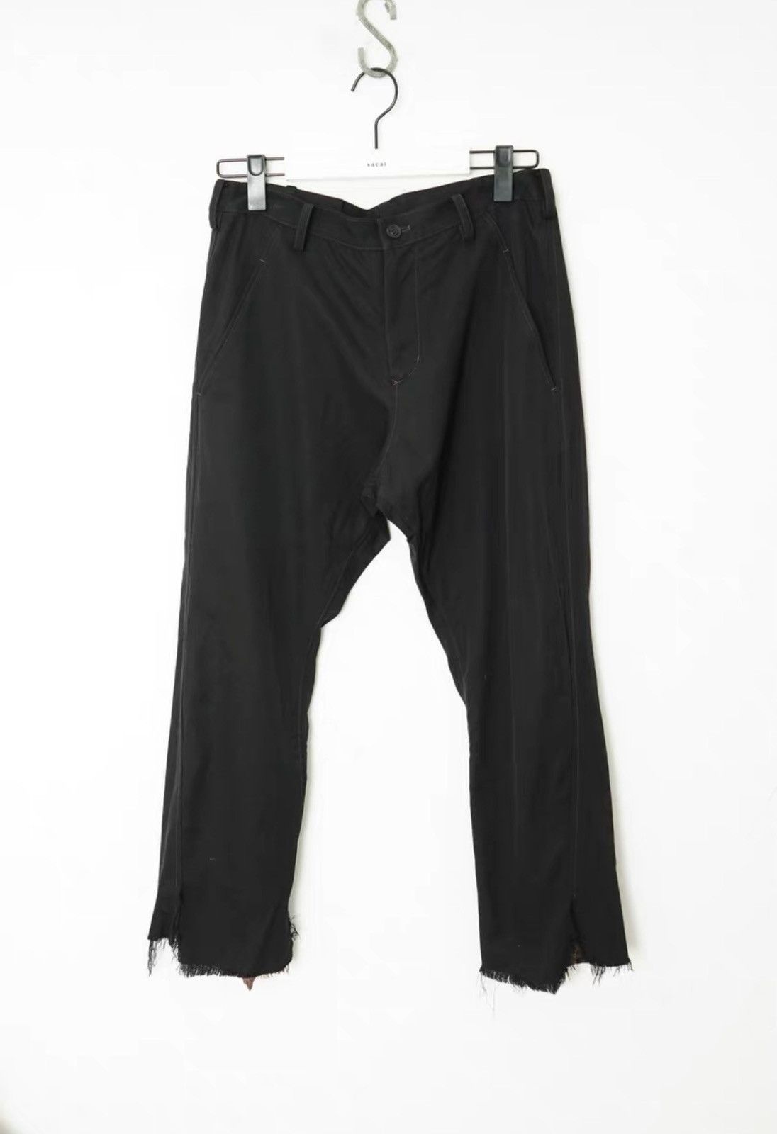 Sulvam Sulvam Double Layer Distressed Pants Size US 32 / EU 48 - 1 Thumbnail