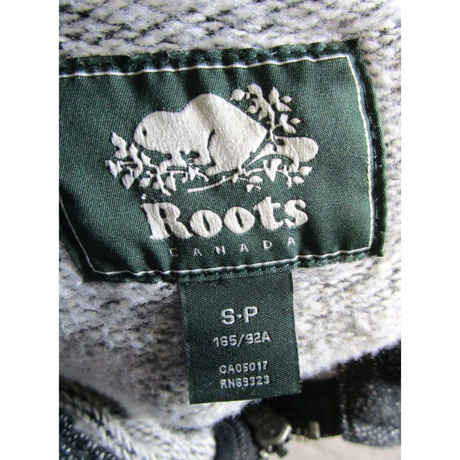Roots Roots Jacket Adult Small Black Cotton Blend Zip Windbreaker Athletic Mens Size US S / EU 44-46 / 1 - 3 Thumbnail