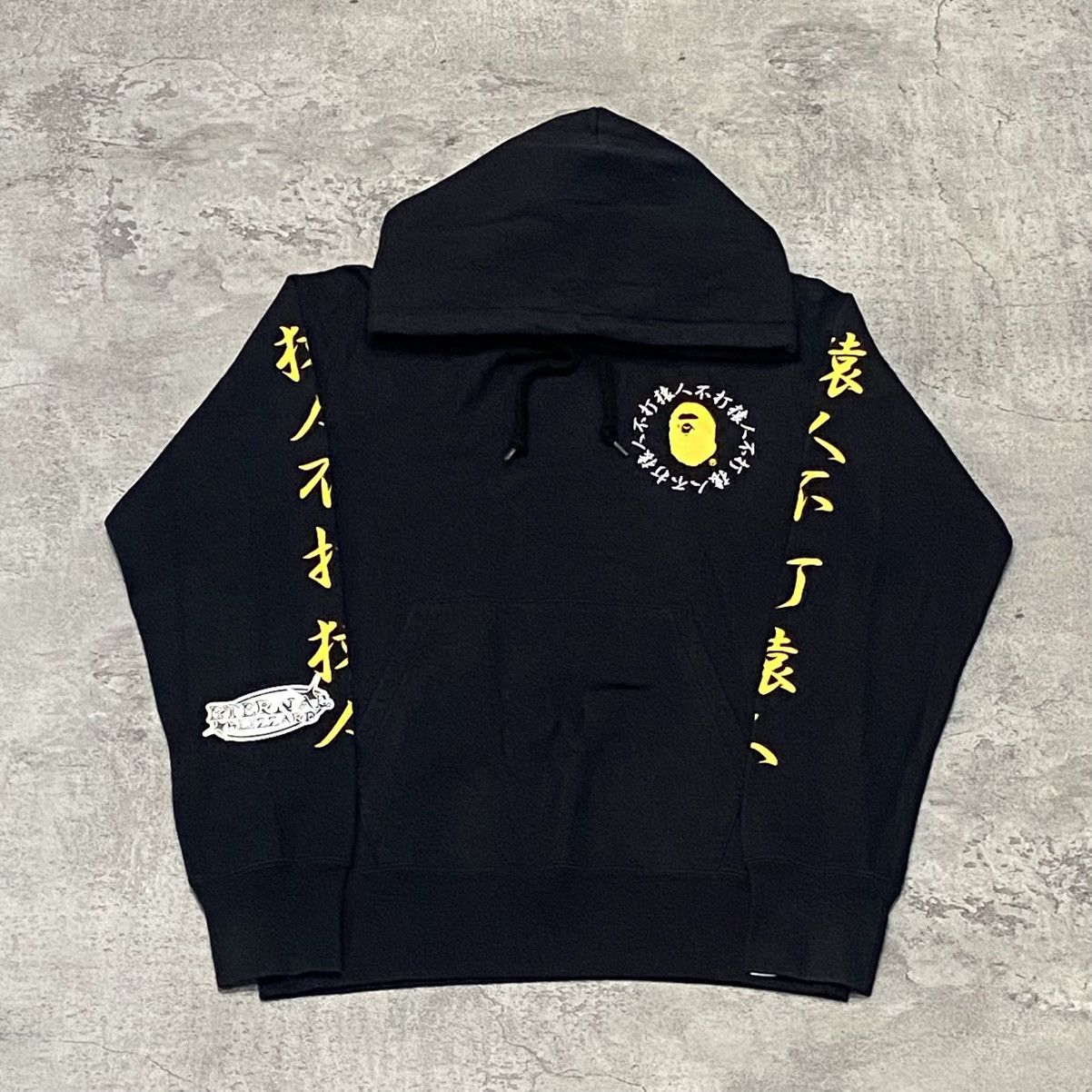 Bape Bape Pullover Kanji Hoodie Size US S / EU 44-46 / 1 - 1 Thumbnail