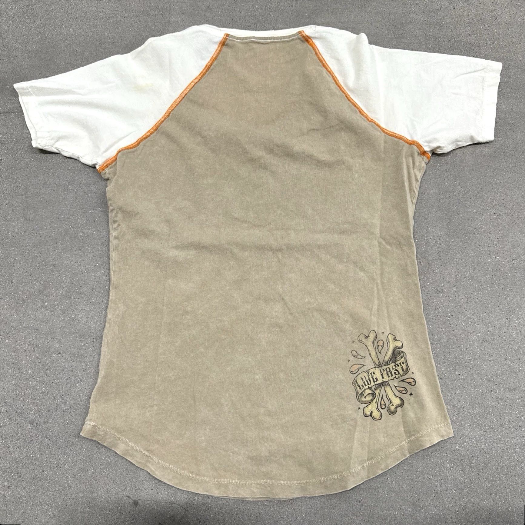 Affliction Affliction Inked Shirt Womens Medium Brown Tattoo Size M / US 6-8 / IT 42-44 - 4 Thumbnail