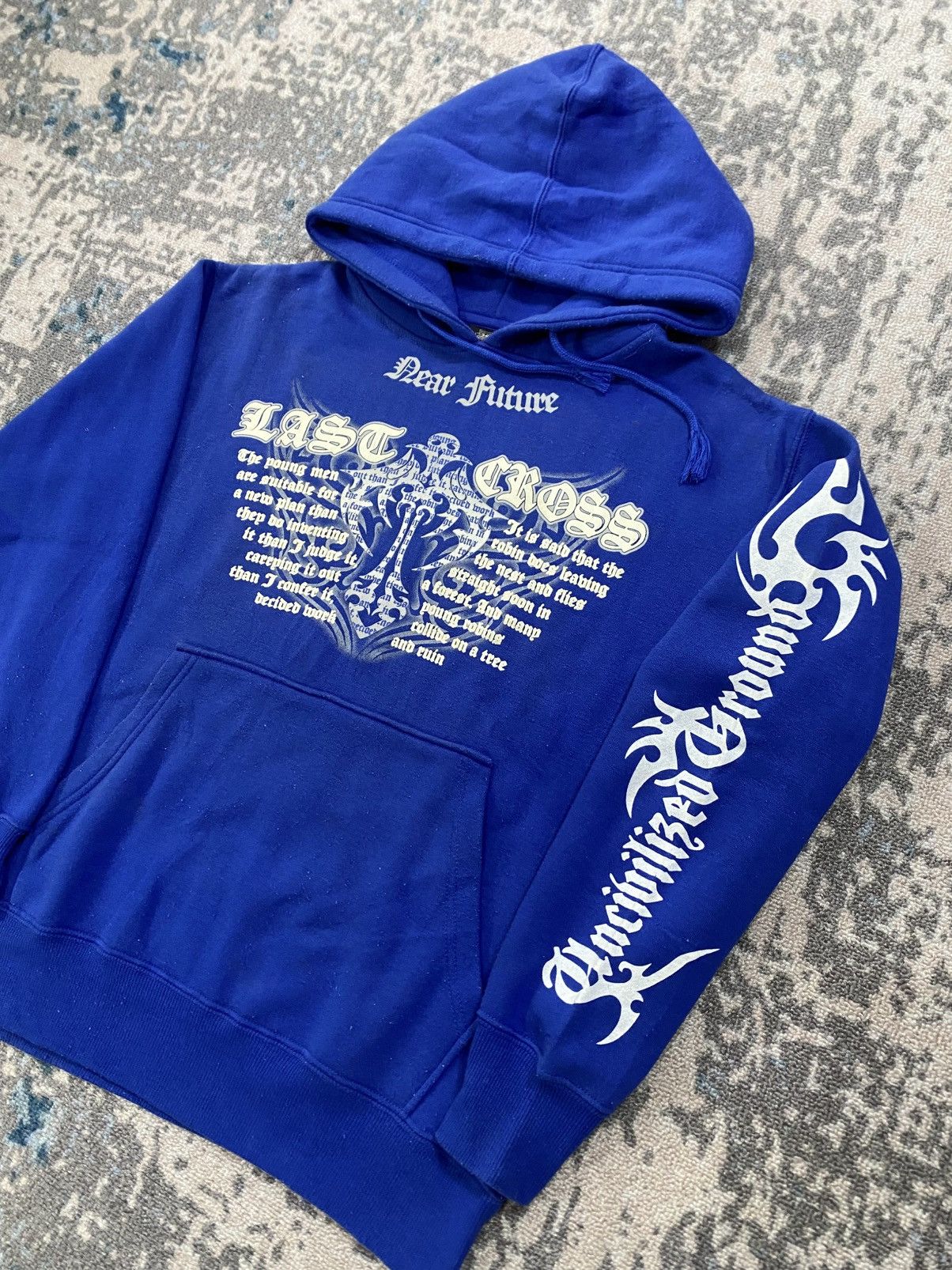 If Six Was Nine Y2K Japanes Beaumere Cross Gothic Punk Style Hoodie Size US M / EU 48-50 / 2 - 3 Thumbnail