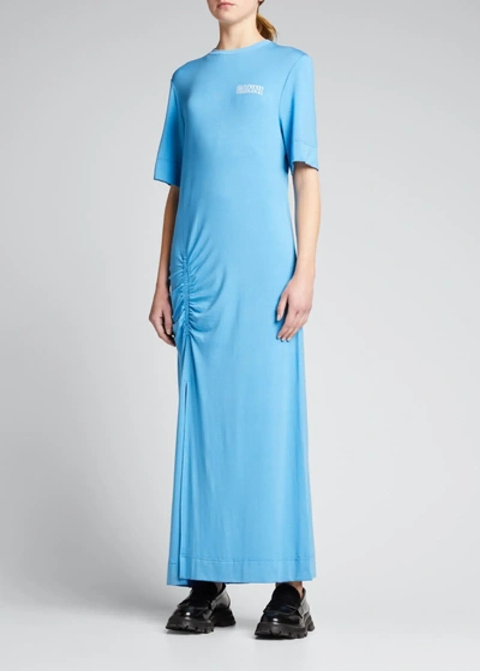 Ganni Ganni crinkle maxi Dress