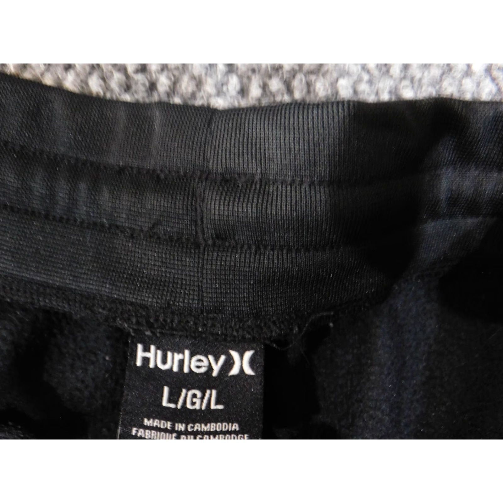 Hurley Hurley Joggers Mens Large Black Athletic Casual Pants Tapered Waist 32 Inseam 28 Pockets Cotton Polyester Cotton Blend Size US 33 - 5 Thumbnail