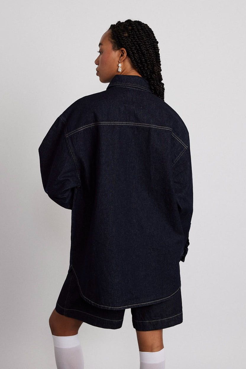 Other NOVA OVERSIZED DENIM JACKET DAMSON MADDER Size XL / US 12-14 / IT 48-50 - 10 Thumbnail