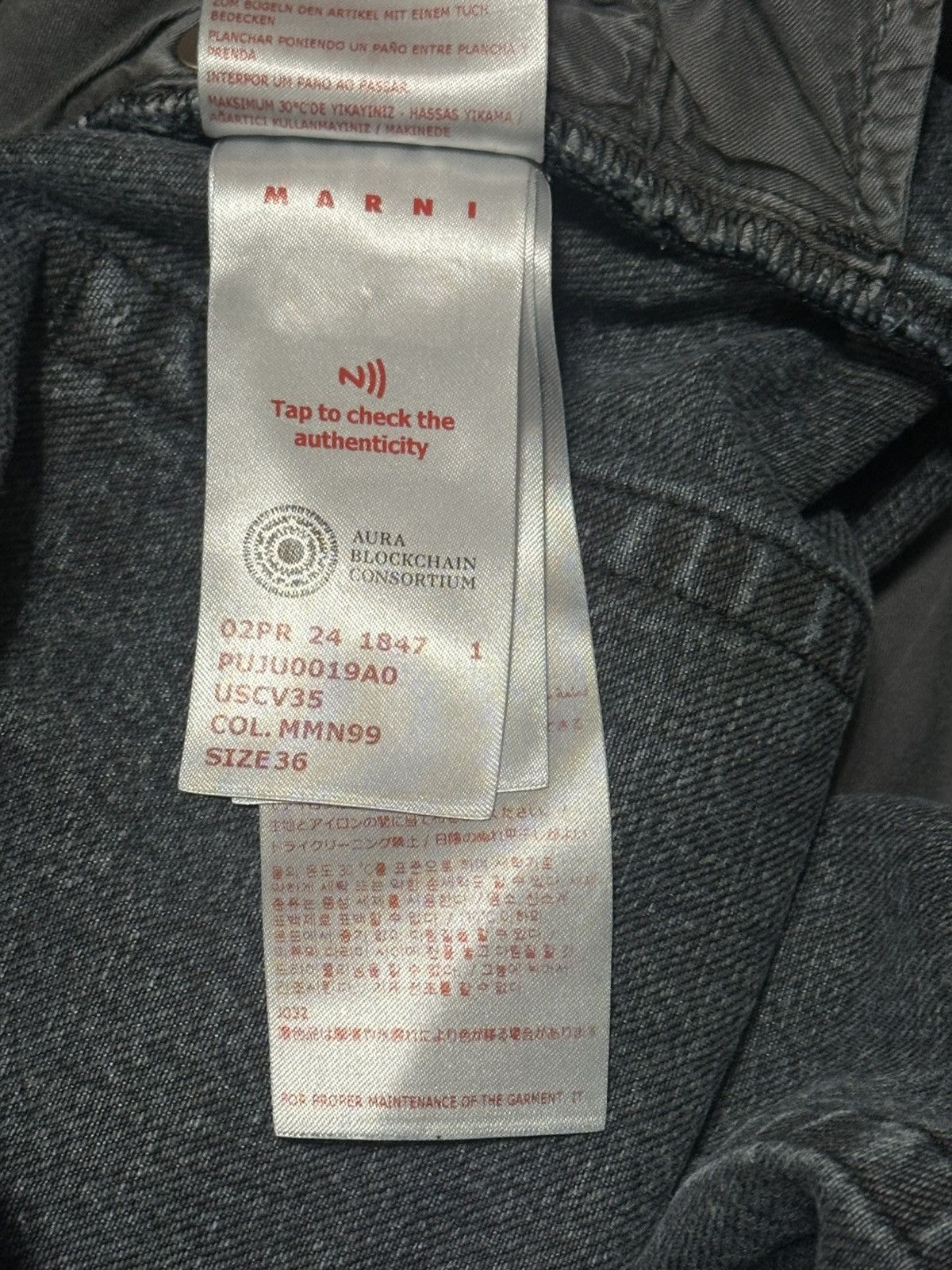 Marni MARNI blue acid wash jean Size US 36 / EU 52 - 9 Thumbnail