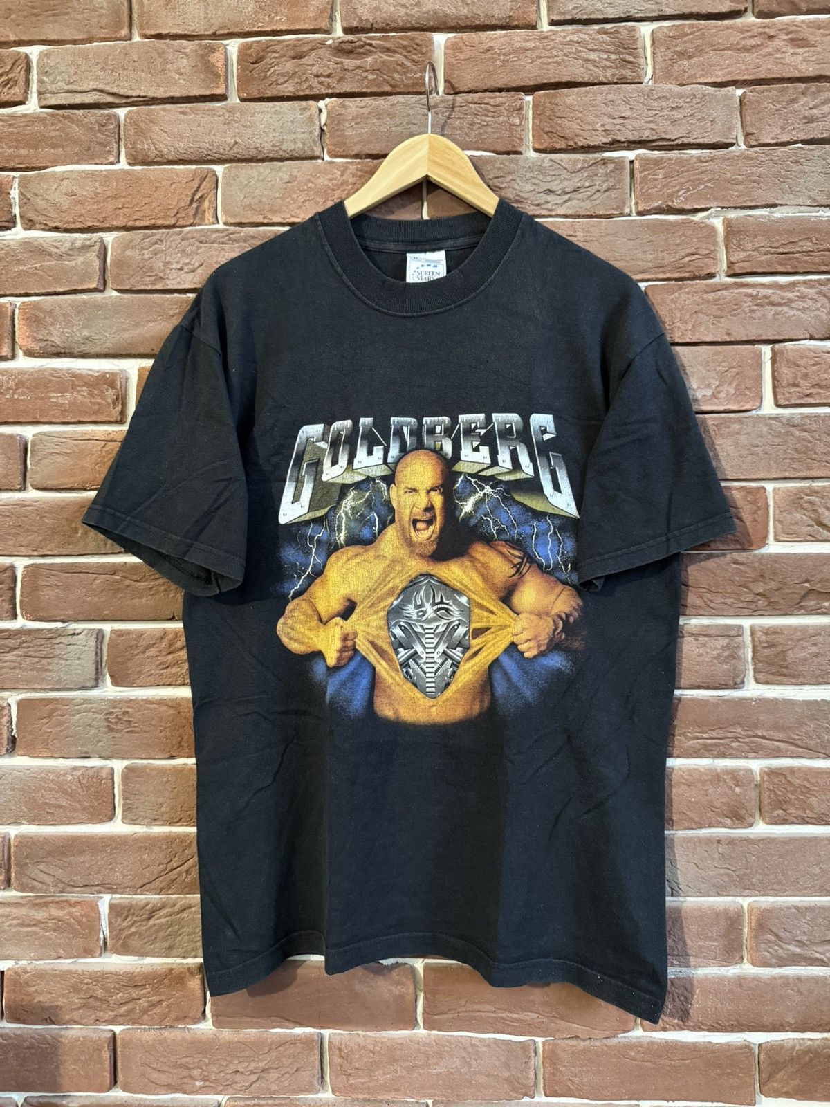 Vintage Vintage 90s WWF Goldberg Wrestling Grail WWE Black M Size US M / EU 48-50 / 2 - 1 Thumbnail