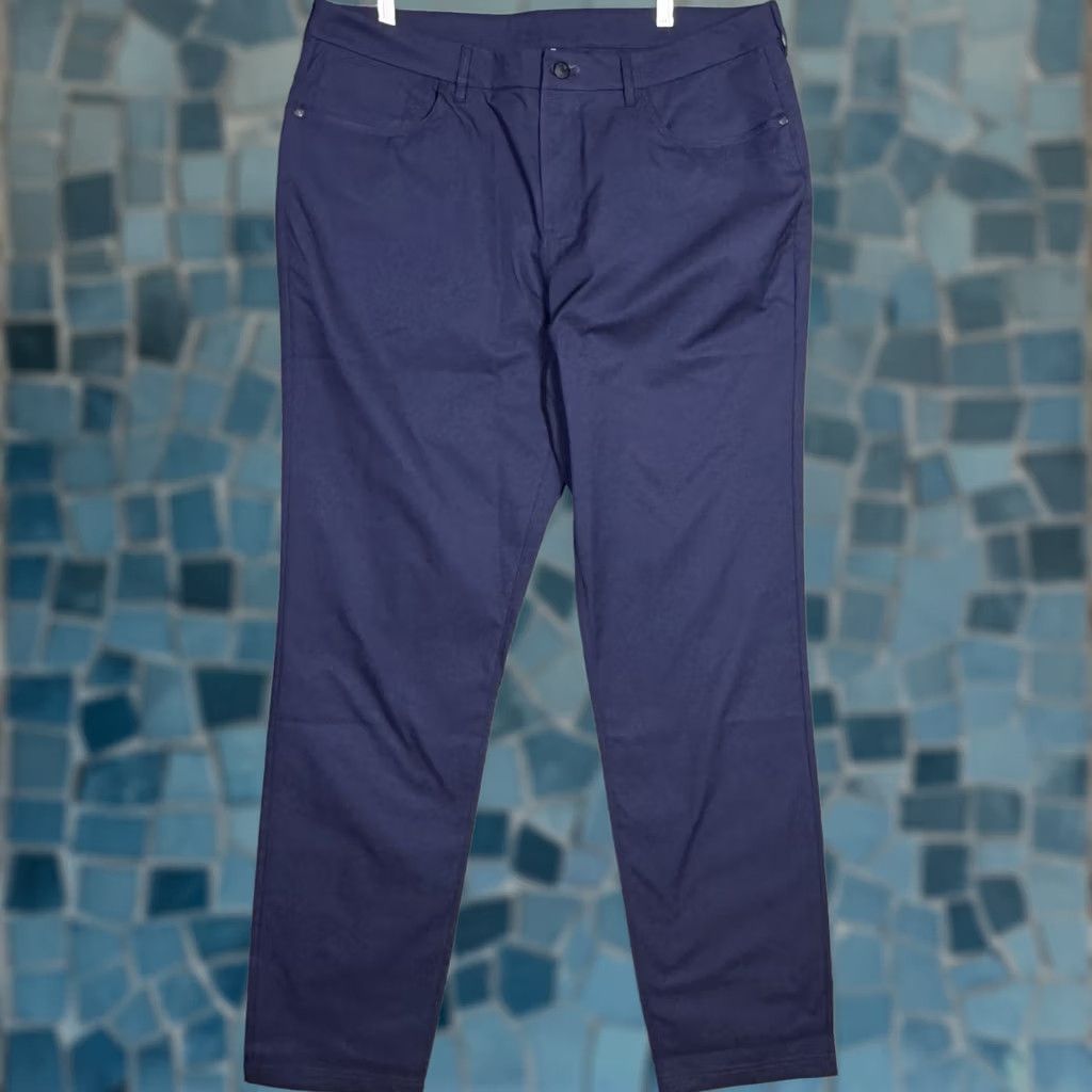 Vintage Public Rec Pants Mens 38x34 Gamechanger Chino 5 Pocket Performance Tech Golf Pants Regular Blue 5-Pocket Logo Golf Mens Size US 38 / EU 54 - 1 Thumbnail
