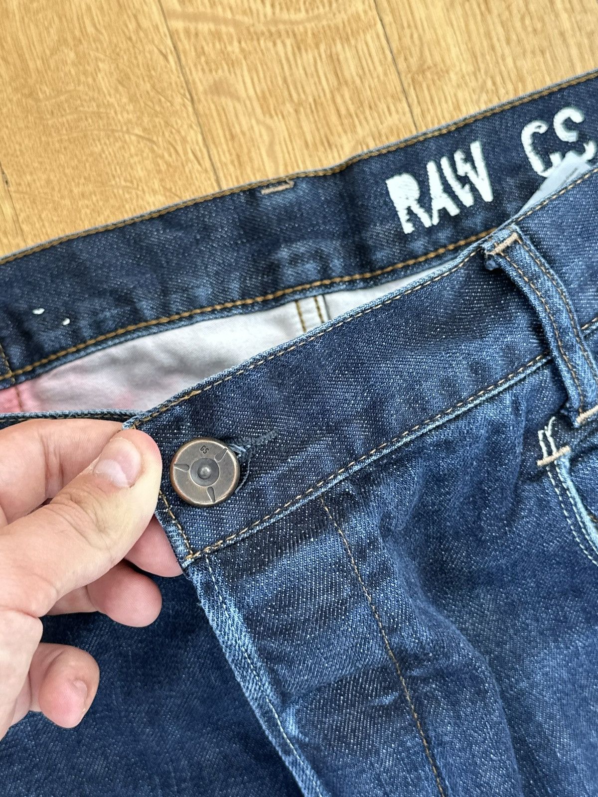G-Star Vintage G-star Raw Denim Blue Jeans Bag Logo Fit 38/34 Size Size US 38 / EU 54 - 15 Thumbnail