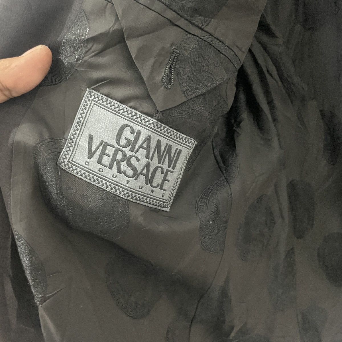 Versace Vintage Gianni Versace Coat Jacket Size US L / EU 52-54 / 3 - 6 Thumbnail