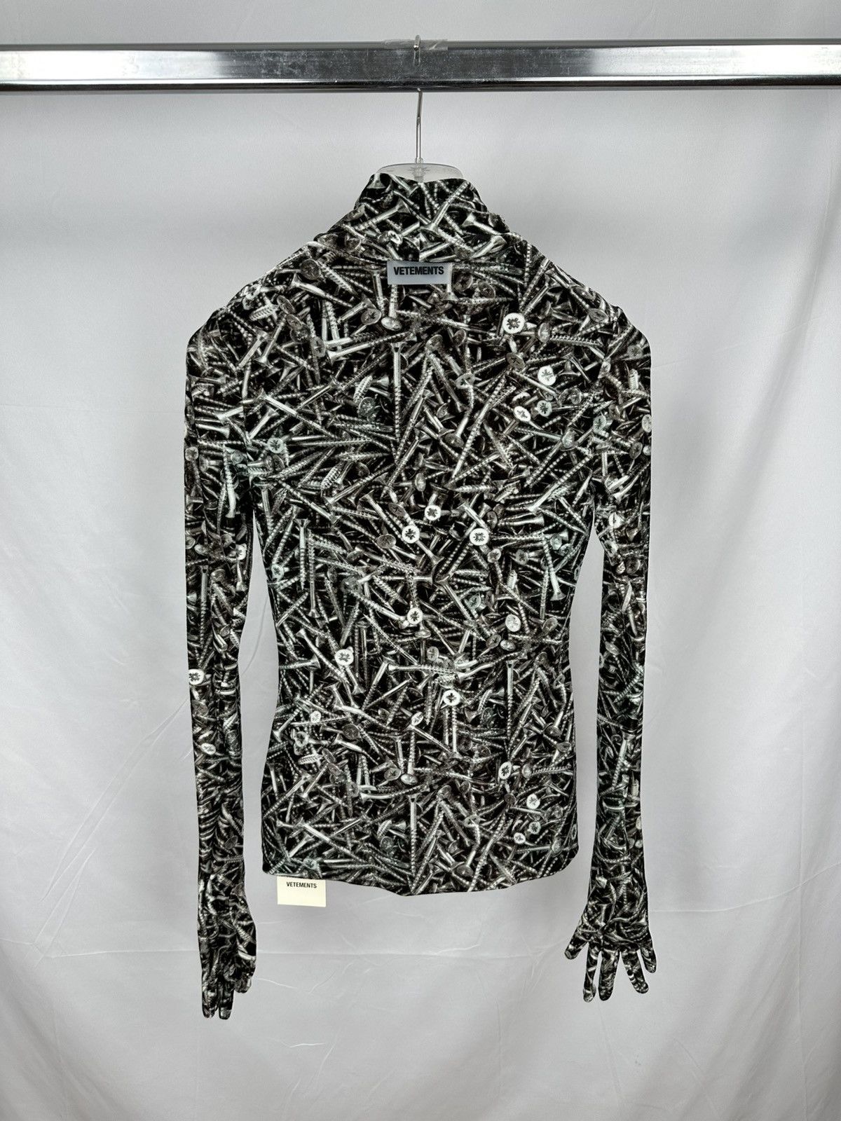 Vetements Vetements Nail Print top Size S / US 4 / IT 40 - 11 Thumbnail