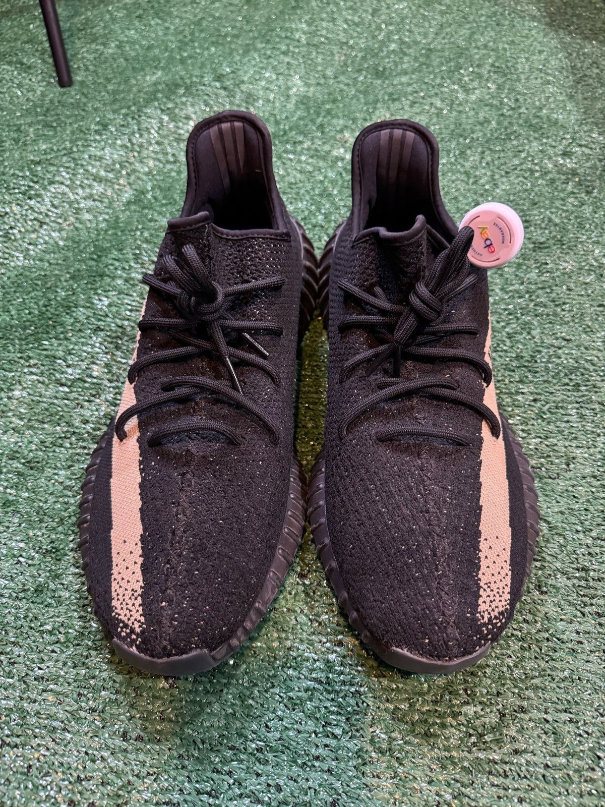 Adidas Yeezy 350 Core Black Green Size US 13 / EU 46 - 2 Thumbnail