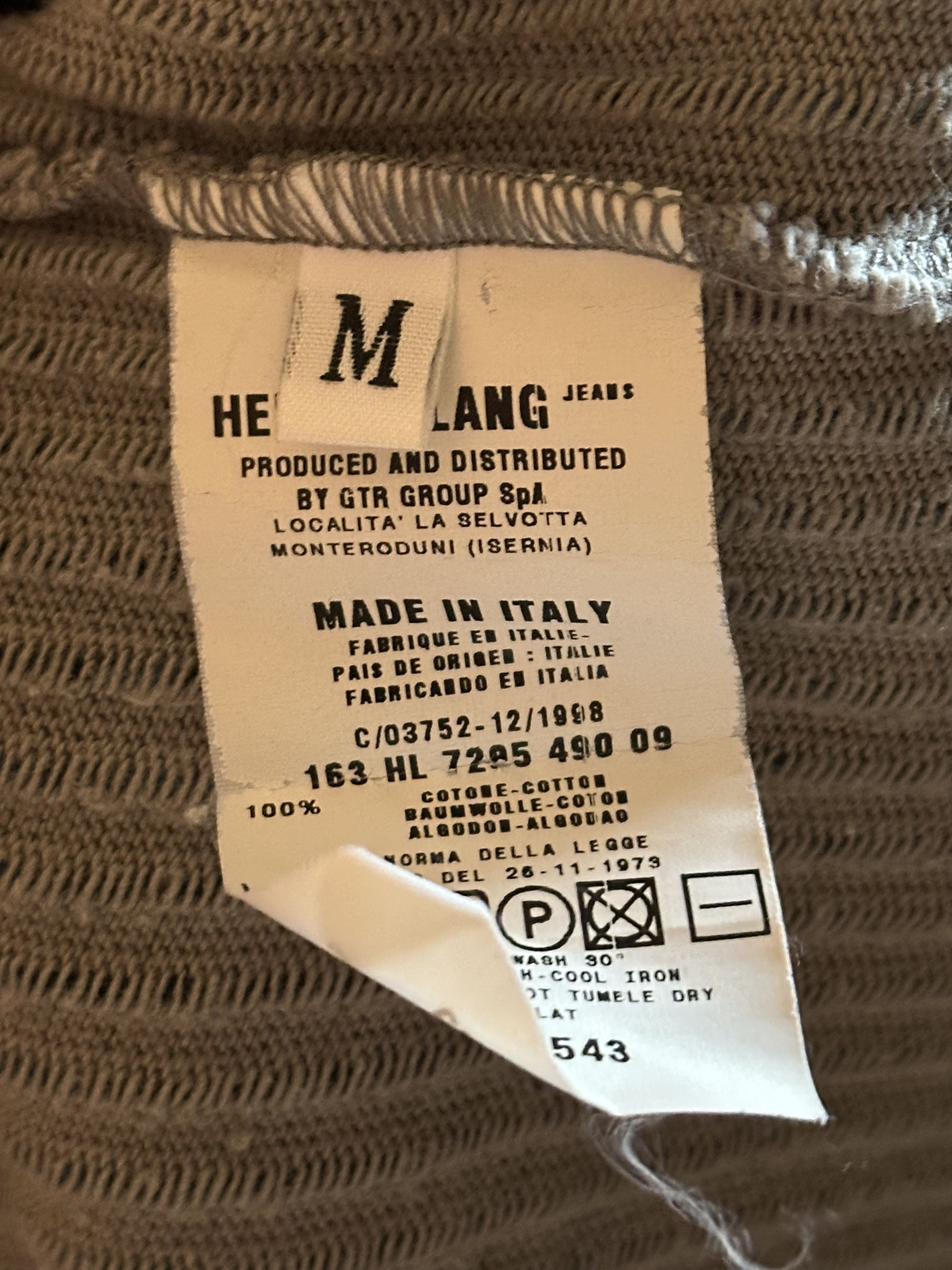 Helmut Lang Helmut Lang Vintage Ribbed Sweater Size US M / EU 48-50 / 2 - 3 Thumbnail
