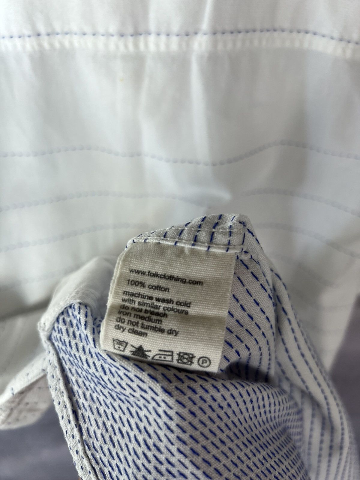 Folk Folk Graphic Striped Shirt Size US M / EU 48-50 / 2 - 9 Thumbnail