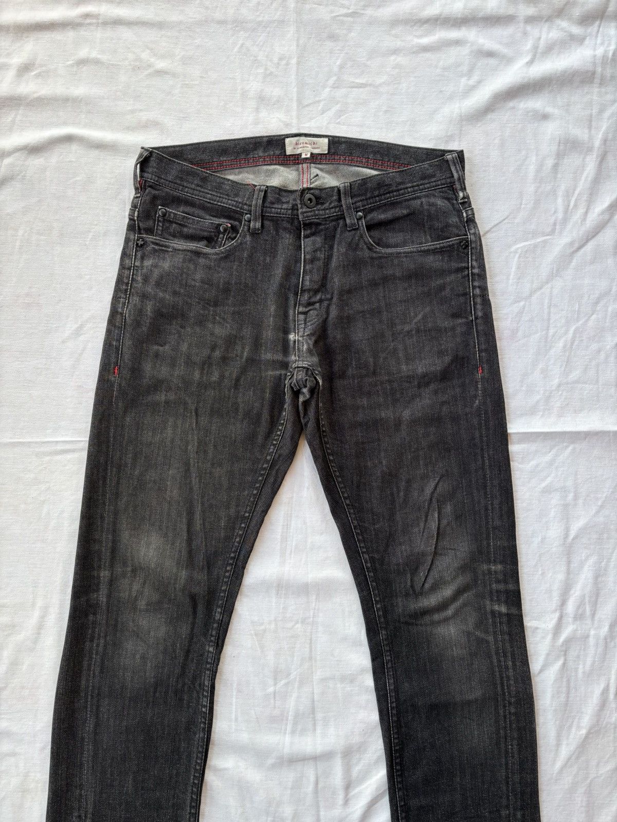 Japanese Brand Hiromichi Nakano Black Jeans Distressed Denim Size US 30 / EU 46 - 5 Thumbnail