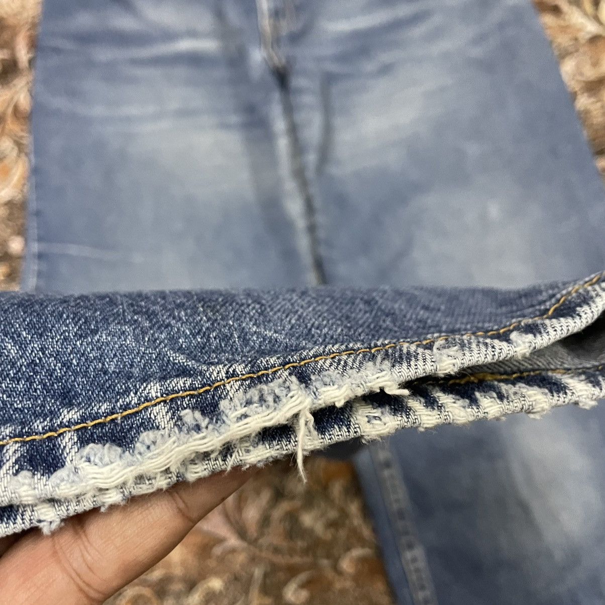 Levi's Vintage Clothing 🔥Vintage Levis 550 Stoned Washed Ripped Distress Denim Jeans Size US 32 / EU 48 - 9 Thumbnail