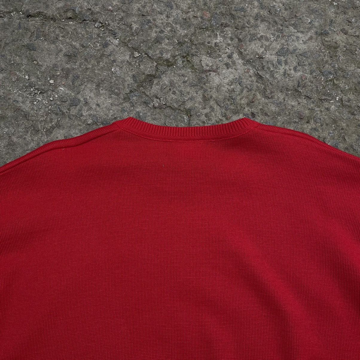 Lacoste × Vintage Vintage Lacoste Sweater Red XL-XXL (8) Streetwear Wool Size US XXL / EU 58 / 5 - 10 Thumbnail
