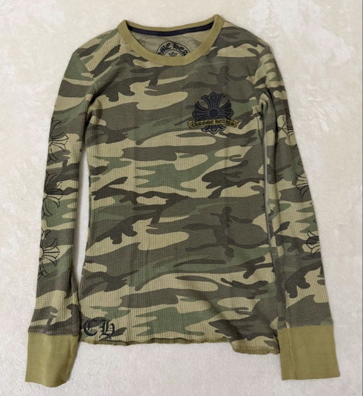 Chrome Hearts Size M Chrome Hearts Horseshoe Camo Thermal T shirts Size US M / EU 48-50 / 2 - 1 Thumbnail